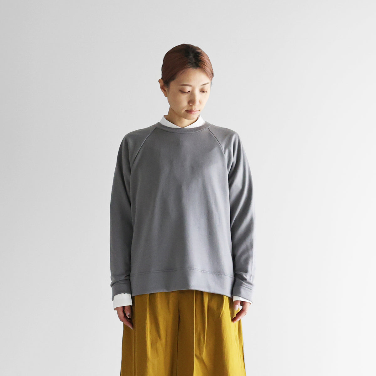 ［HUIS in house］メリノオプティモウォッシャブルウールプレーンプルオーバー【ユニセックス】SW204