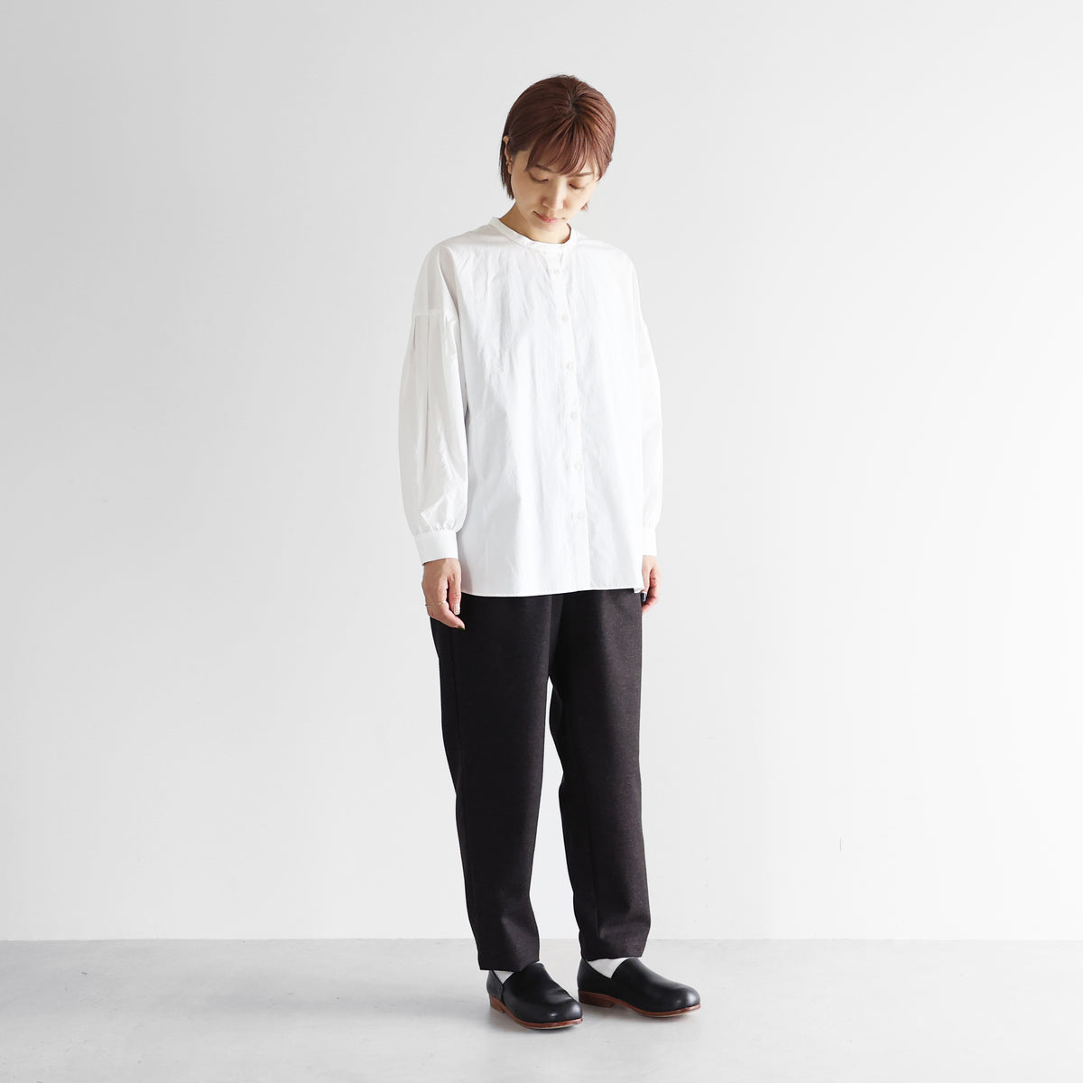 “HUIS×尾州”ウールトロイージープレーンパンツ【ユニセックス】510