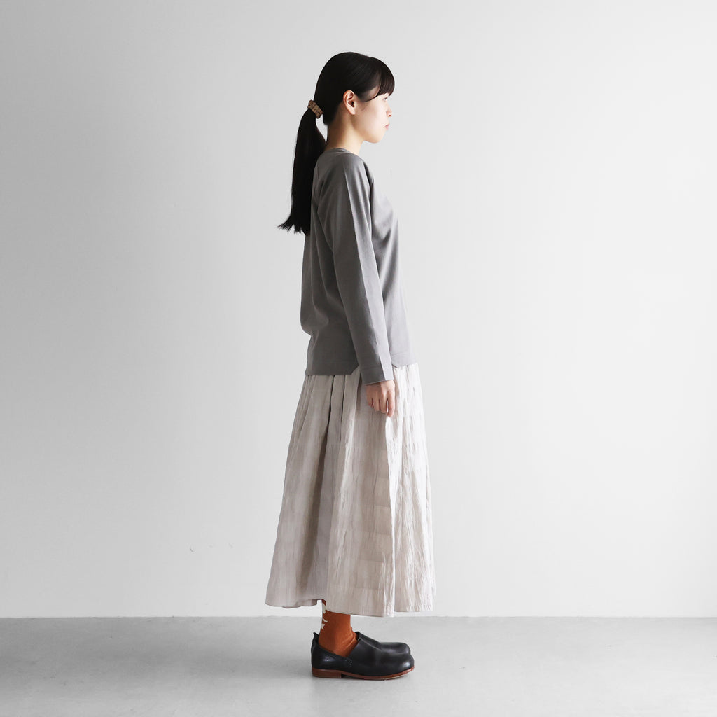 HUIS×yohaku吊り編みニットカットソー【ユニセックス】HY603