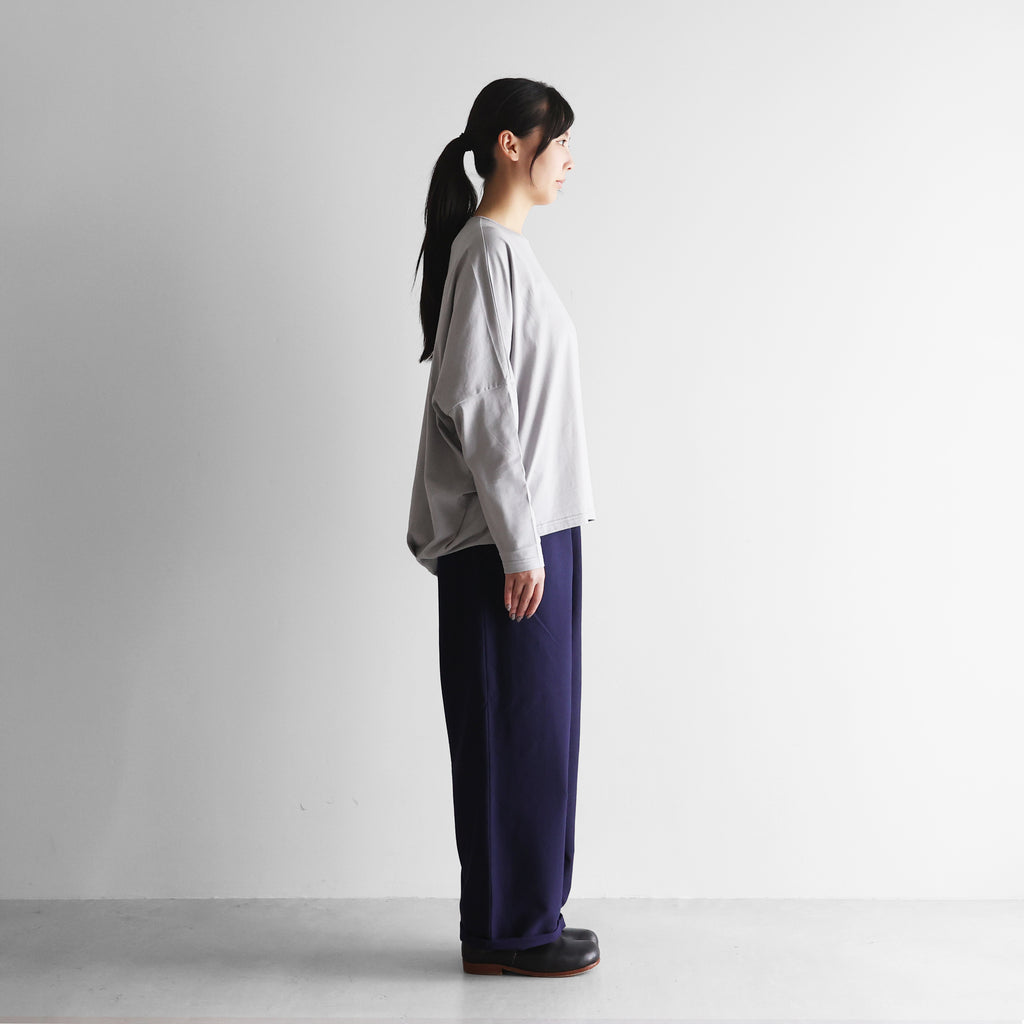 ［HUIS in house］SUVIN COTTON長袖コクーンカットソー【レディス】CS202