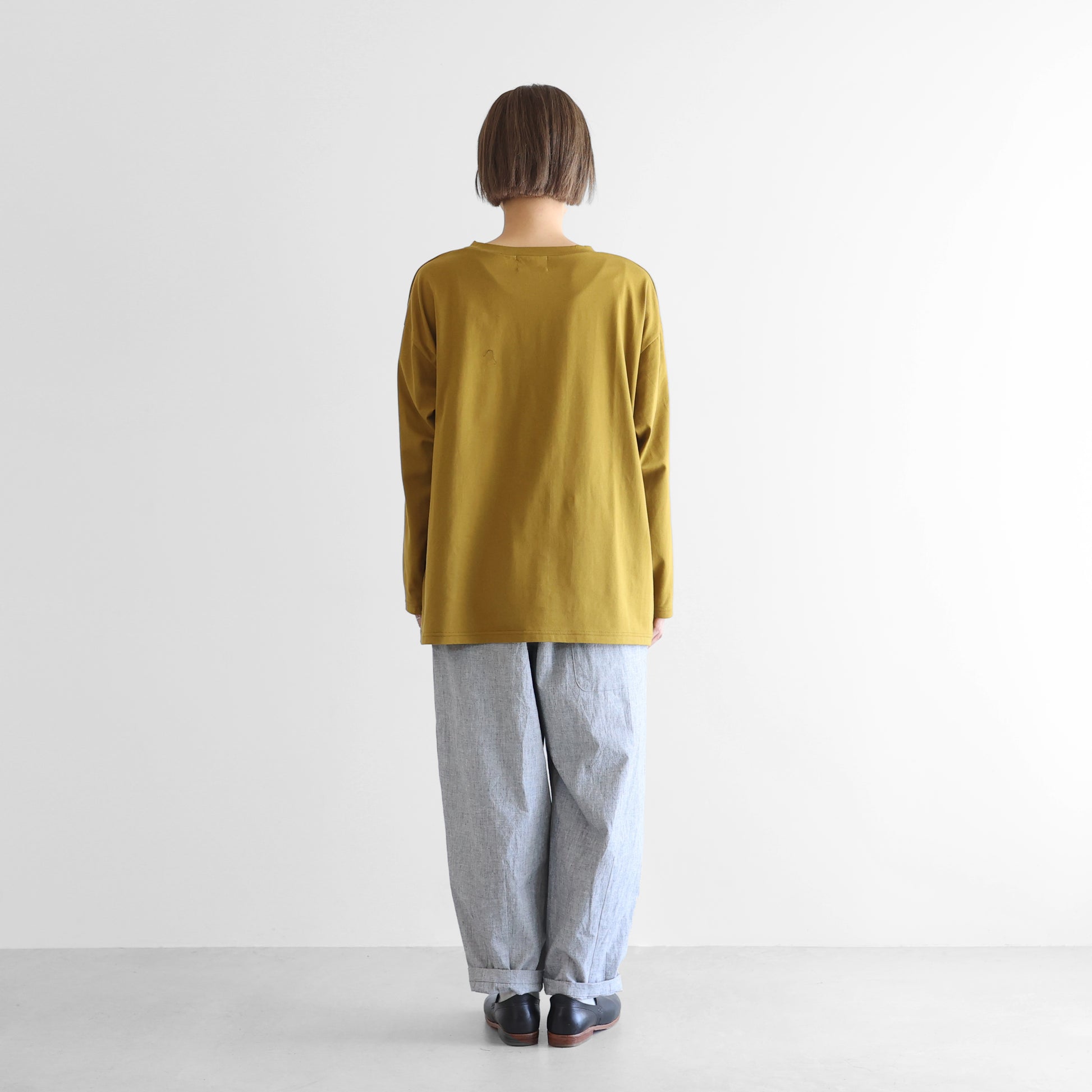 ［HUIS in house］SUVIN COTTON長袖カットソー【ユニセックス】CS201L