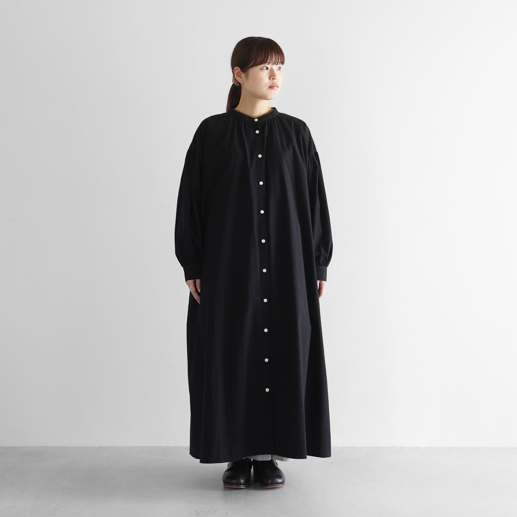 オーガニックコットンギャザーワンピース【レディス】U219