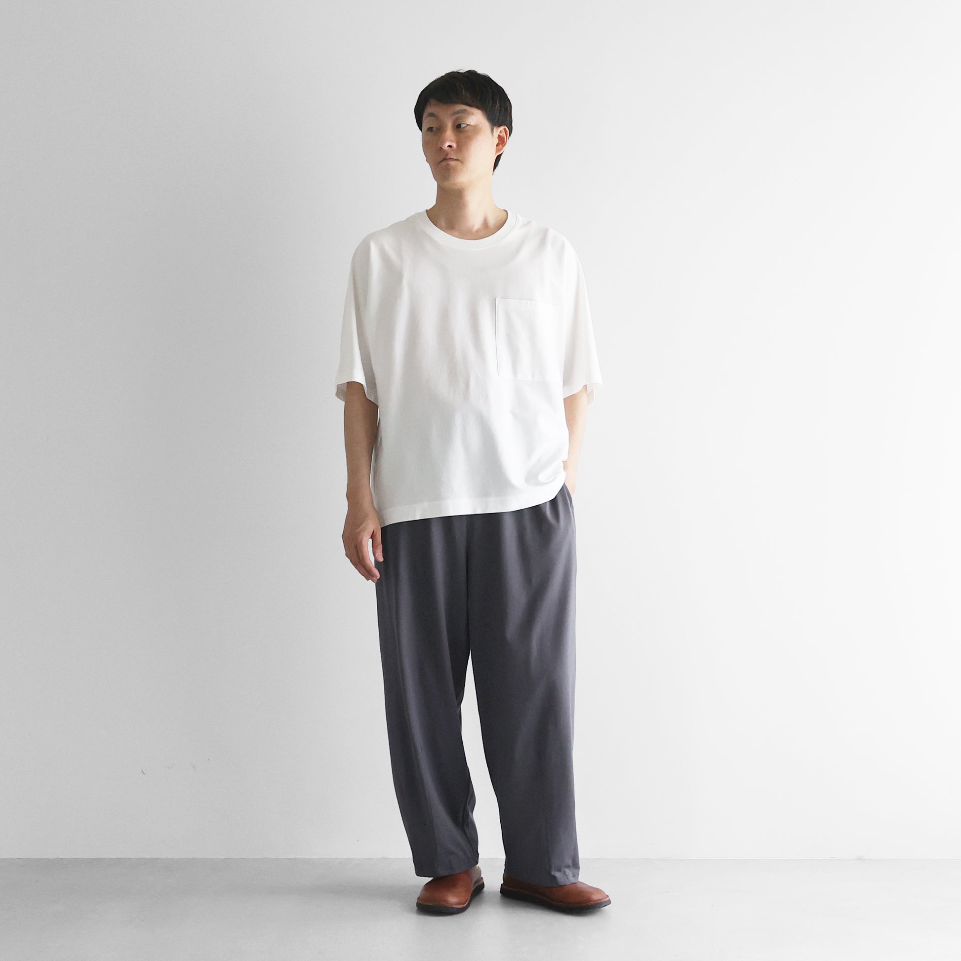 ［HUIS in house］SUVIN COTTONバルーンパンツロング【ユニセックス】CS506L