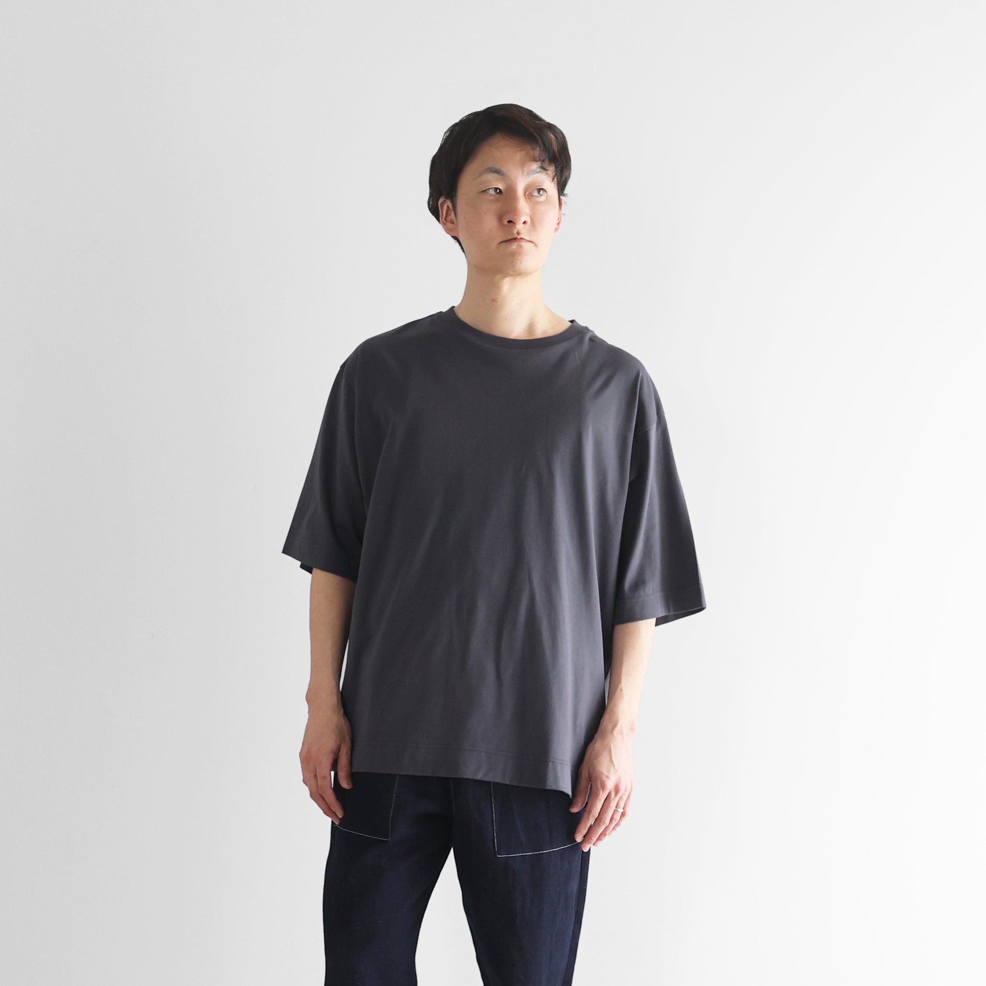 ［HUIS in house］SUVIN COTTONスタンダードTシャツ【ユニセックス】CS110