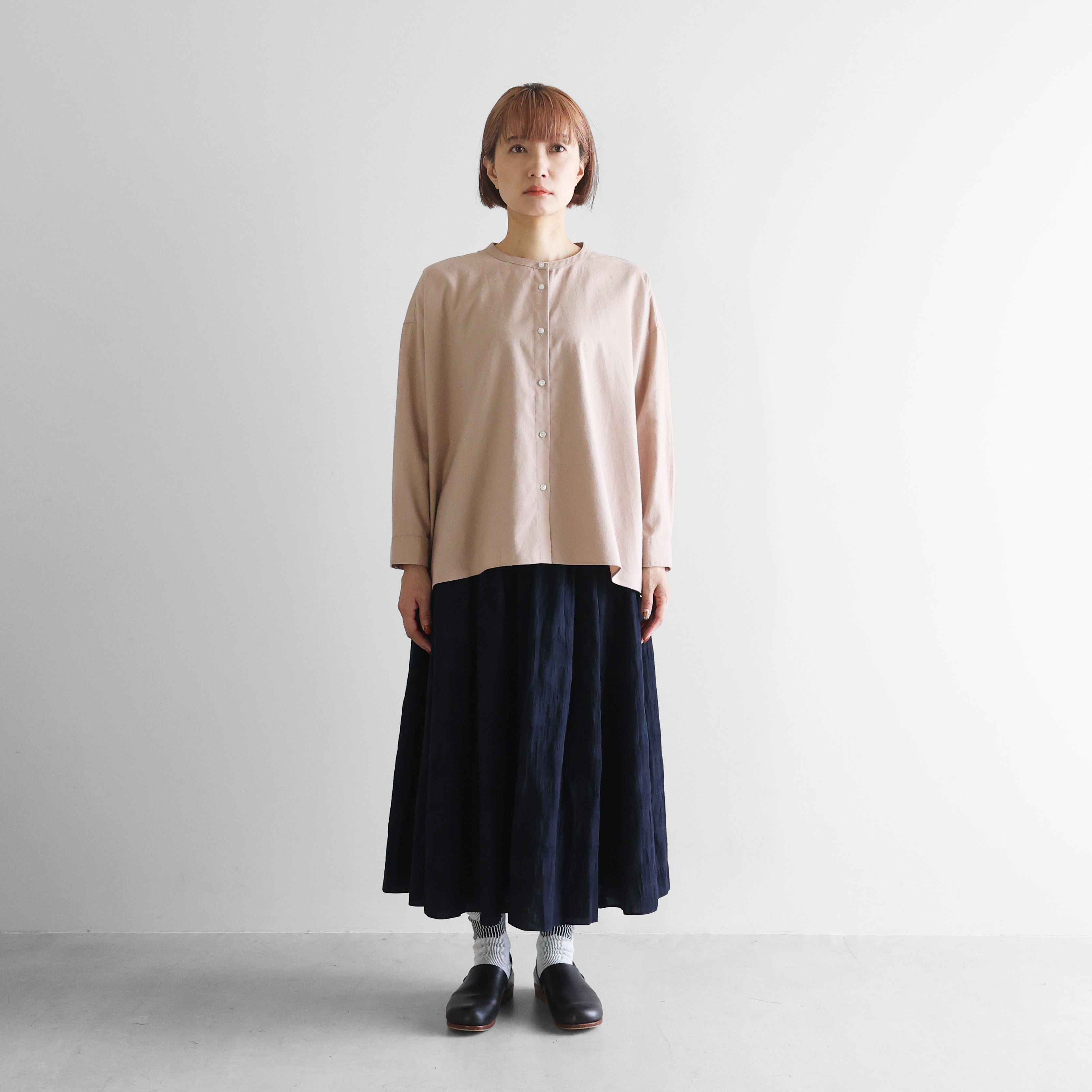 柄二重織シャトルジャガードロングスカート【レディス】U402 – HUIS
