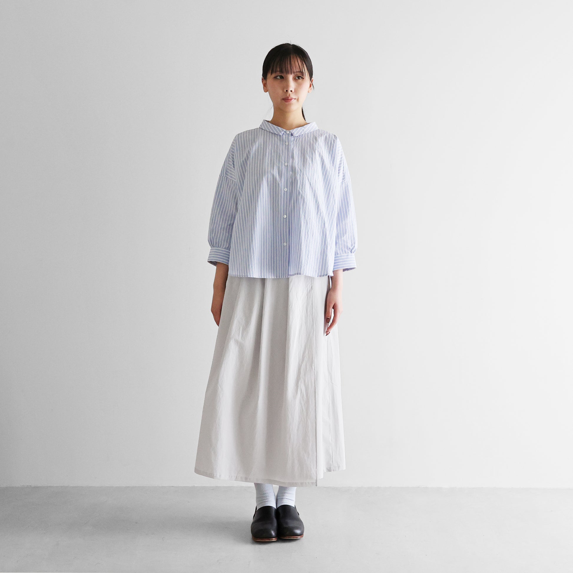 オーガニックコットンラップスカートパンツ【レディス】 U404