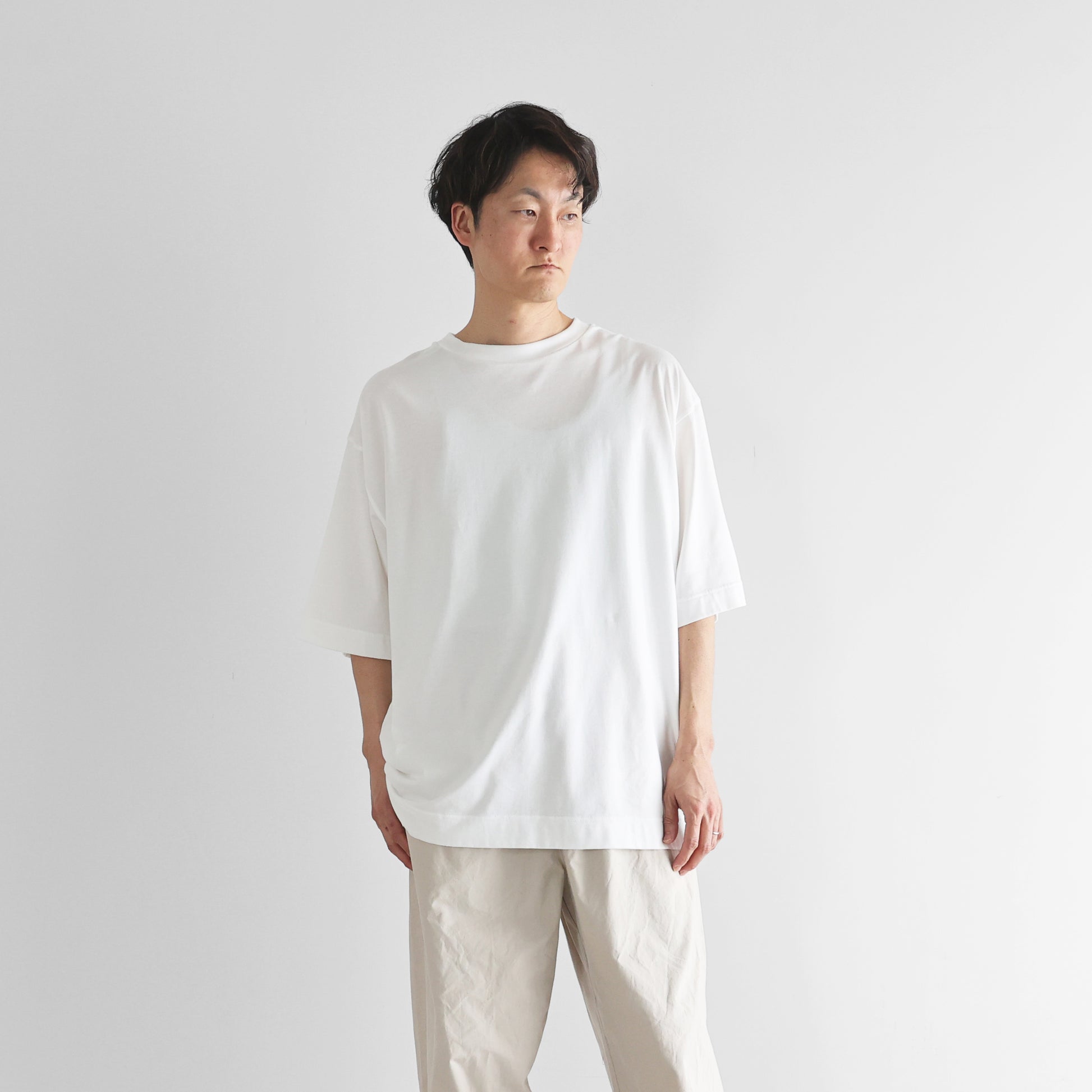 ［HUIS in house］SUVIN COTTONスタンダードTシャツL【ユニセックス】CS110L