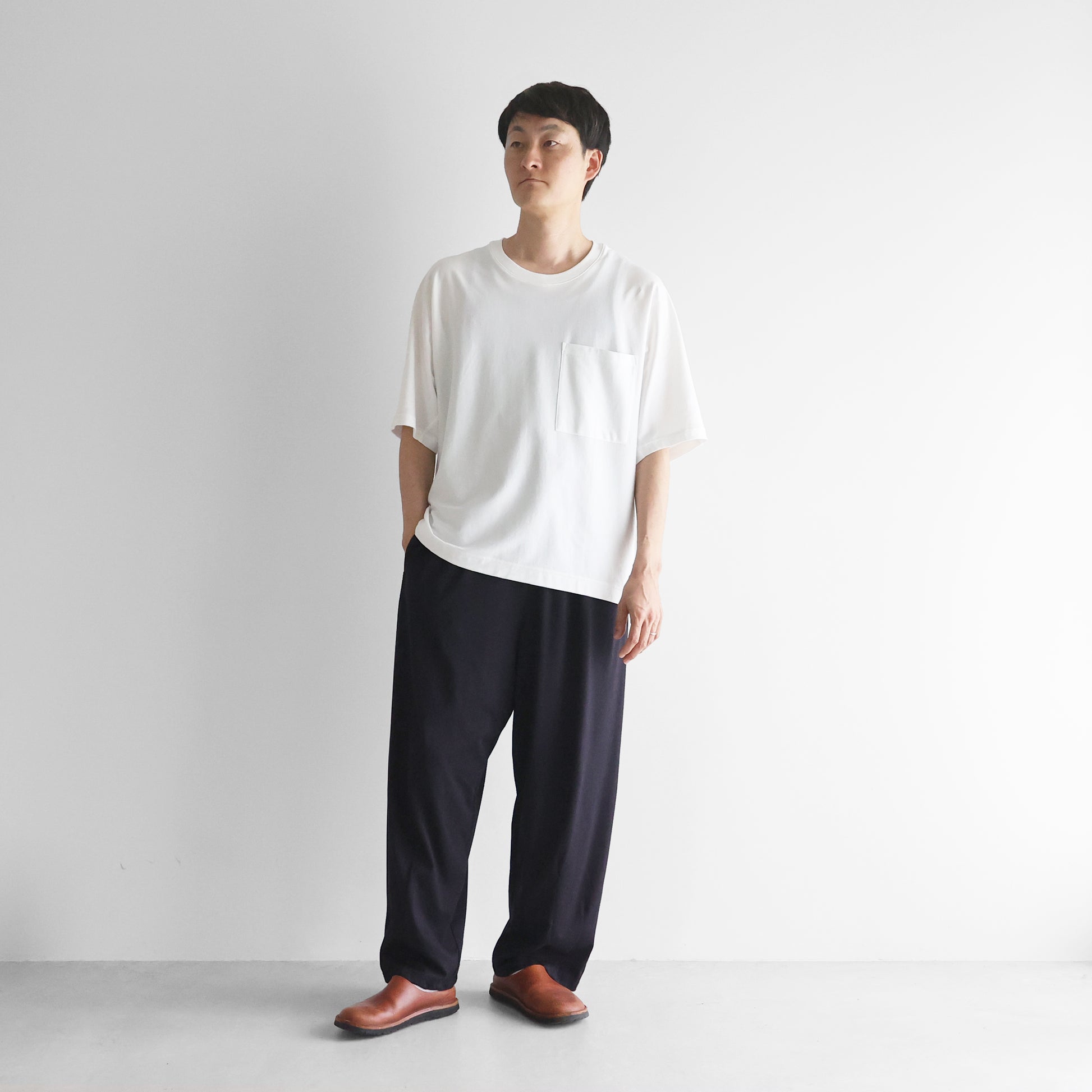 ［HUIS in house］SUVIN COTTONバルーンパンツロング【ユニセックス】CS506L