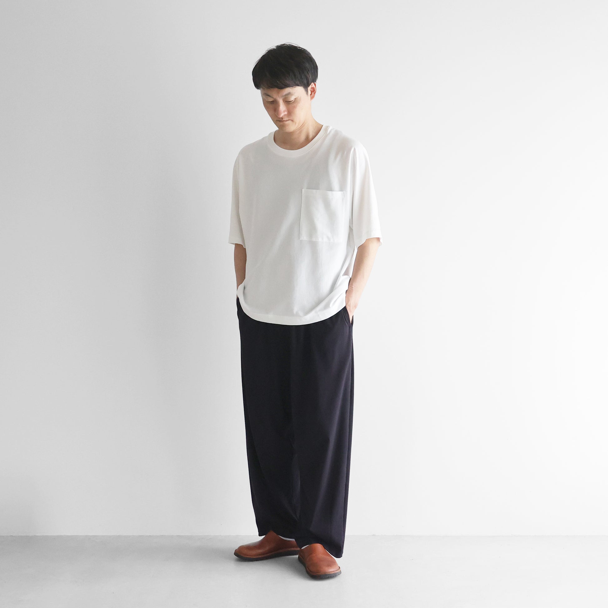 ［HUIS in house］SUVIN COTTONバルーンパンツロング【ユニセックス】CS506L