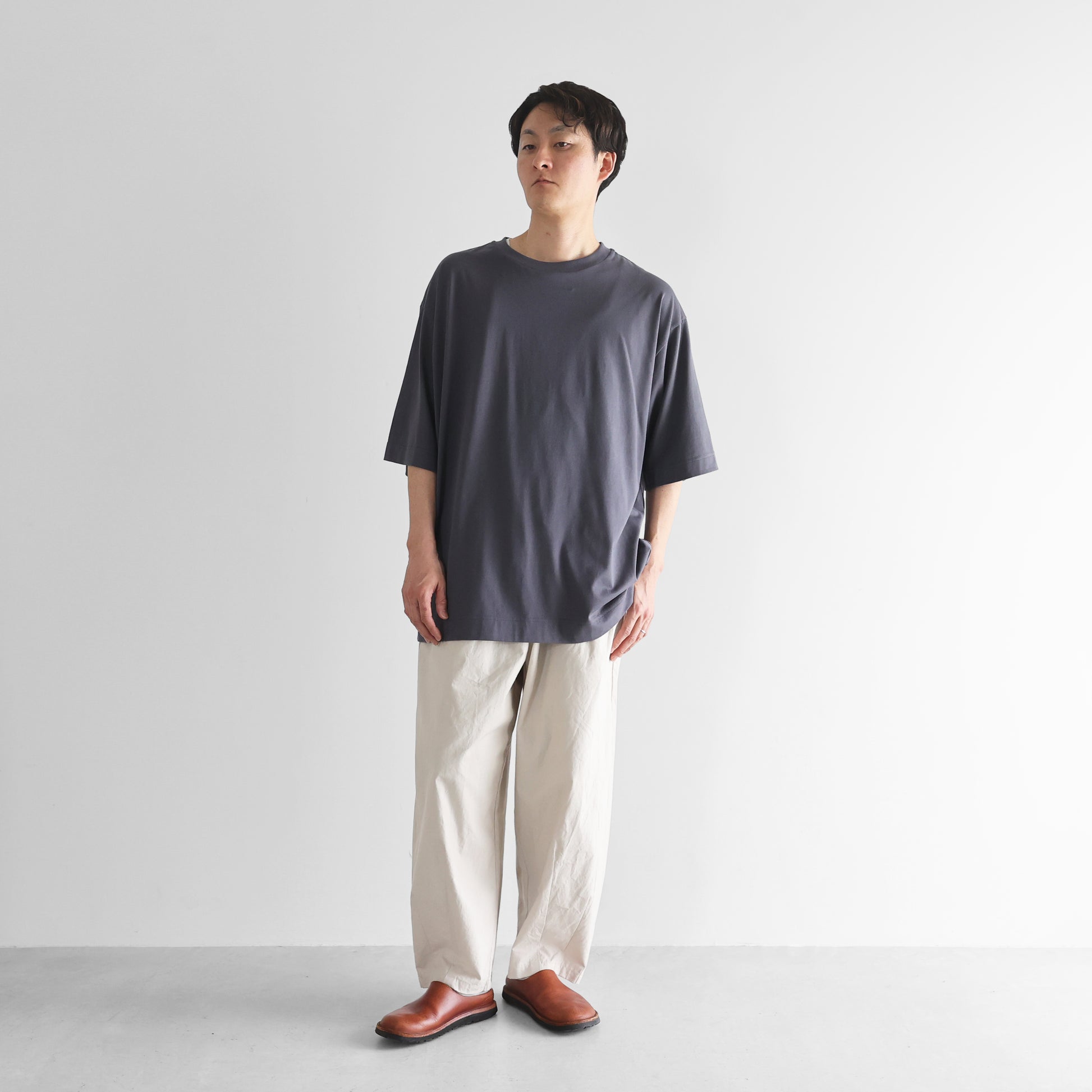 ［HUIS in house］SUVIN COTTONスタンダードTシャツL【ユニセックス】CS110L