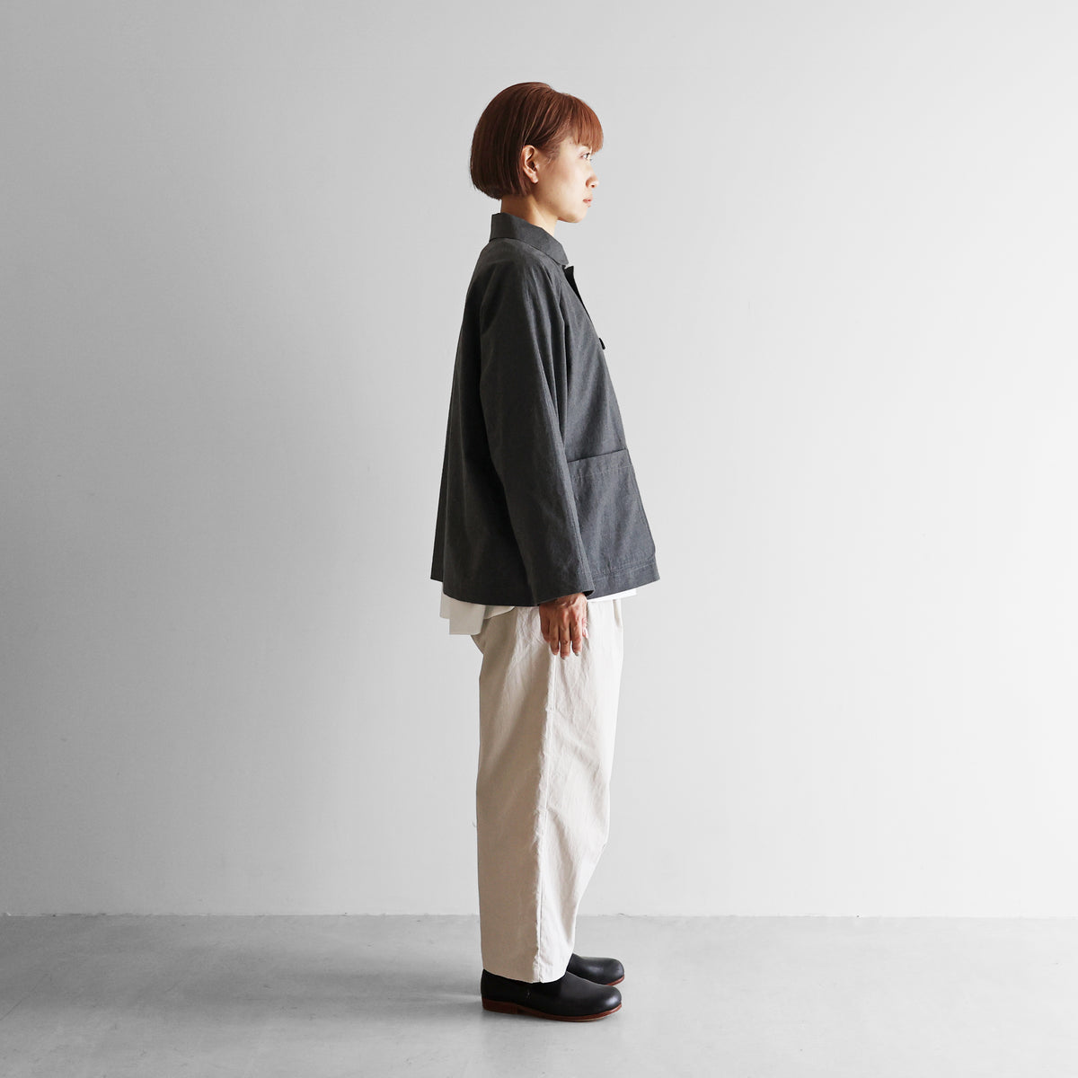 ダウンプルーフコットンショートコート【ユニセックス】319