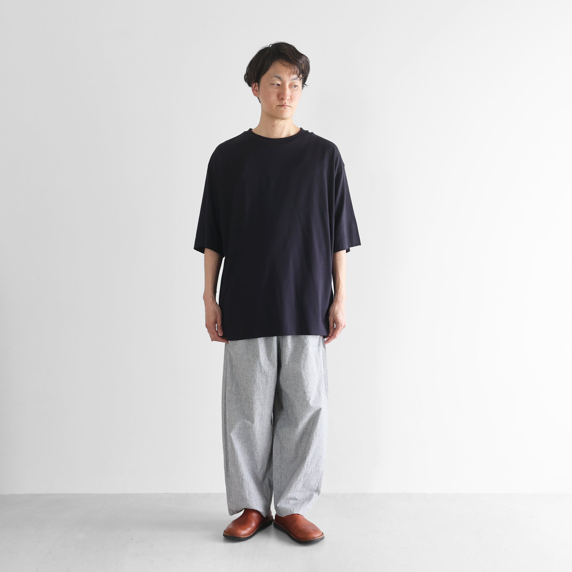 ［HUIS in house］SUVIN COTTONスタンダードTシャツL【ユニセックス】CS110L