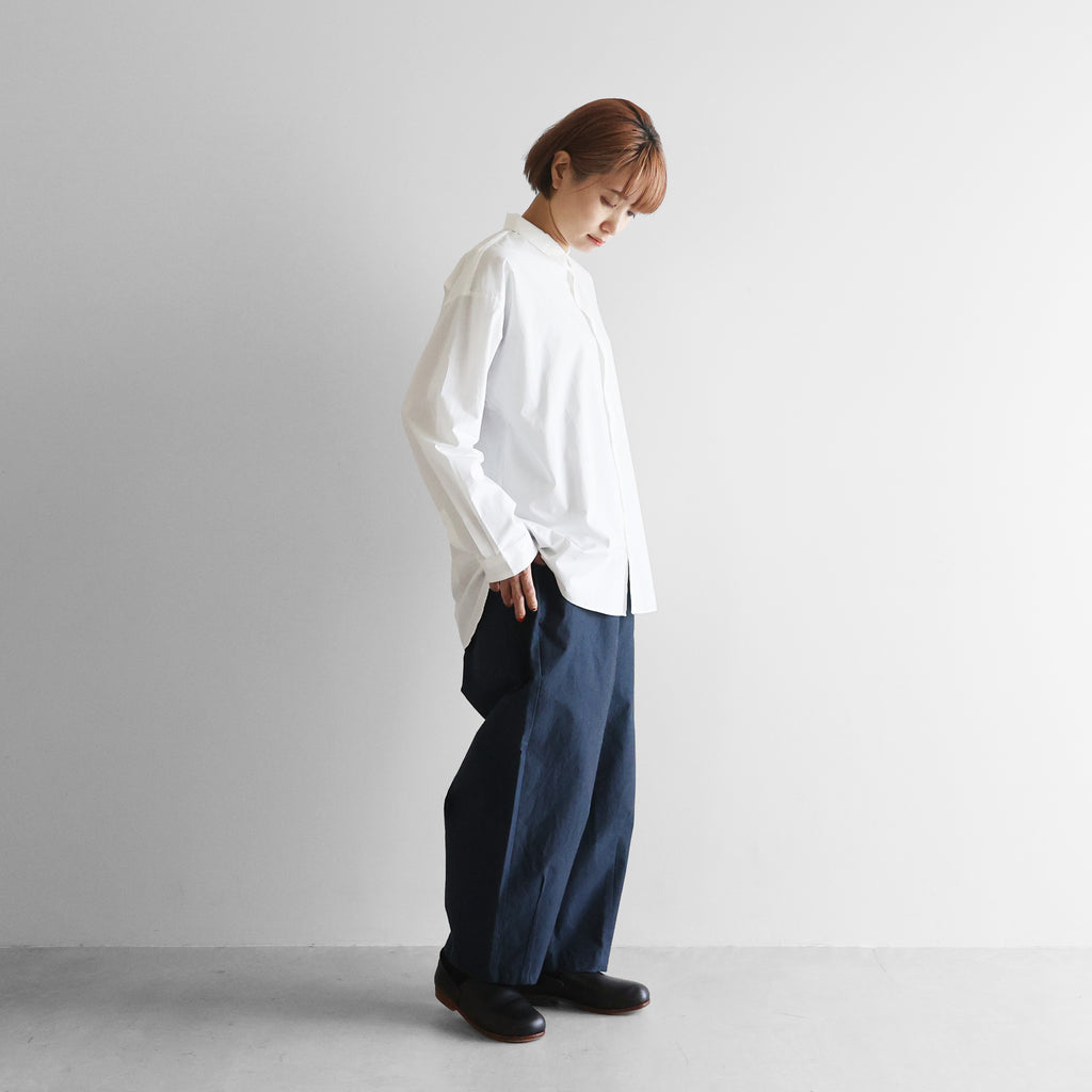 オーガニックコットンスモールカラービッグシャツ【ユニセックス】029