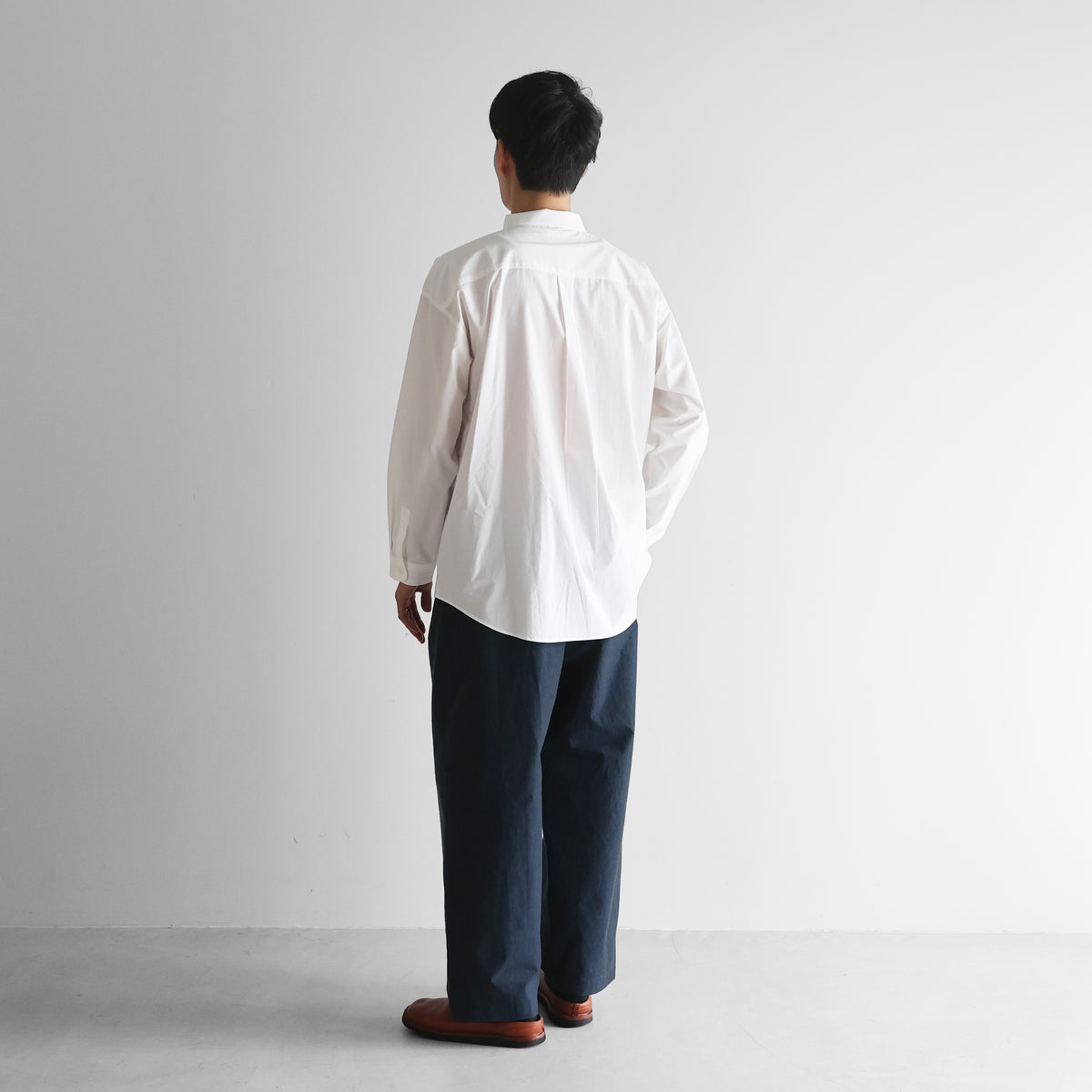 ウォッシャブルウールコットンワイドパンツ【ユニセックス】504