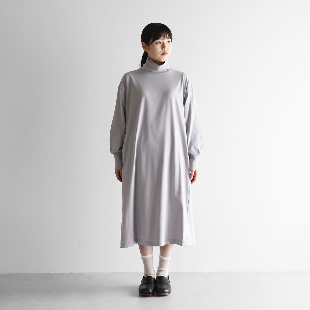 ［HUIS in house］SUVIN COTTONタートルネックワンピース【レディス】CS306