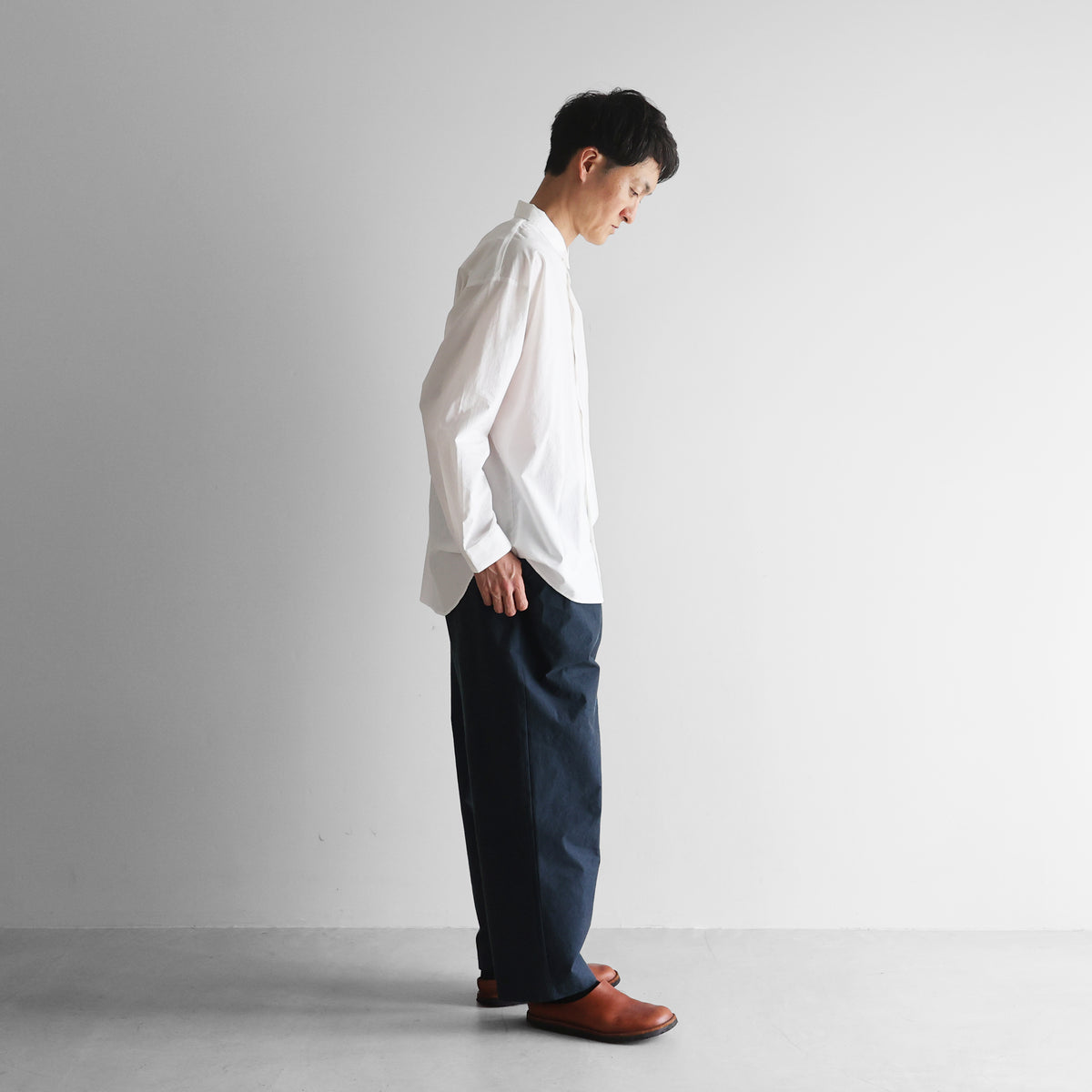 ウォッシャブルウールコットンワイドパンツ【ユニセックス】504