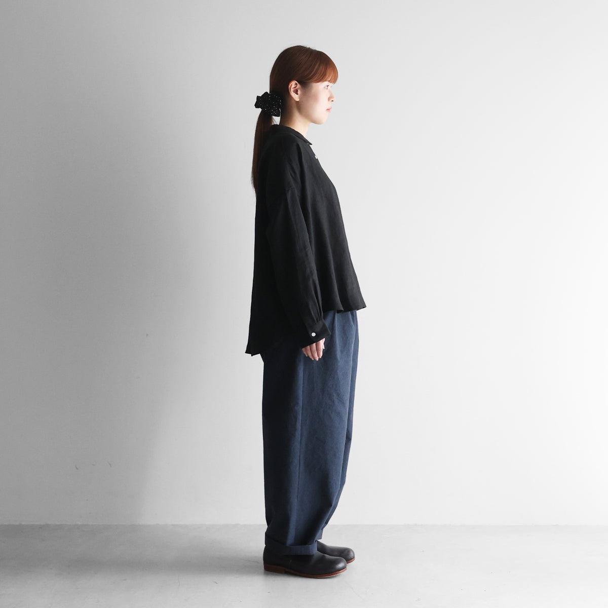 ウォッシャブルウールコットンワイドパンツ【ユニセックス】504