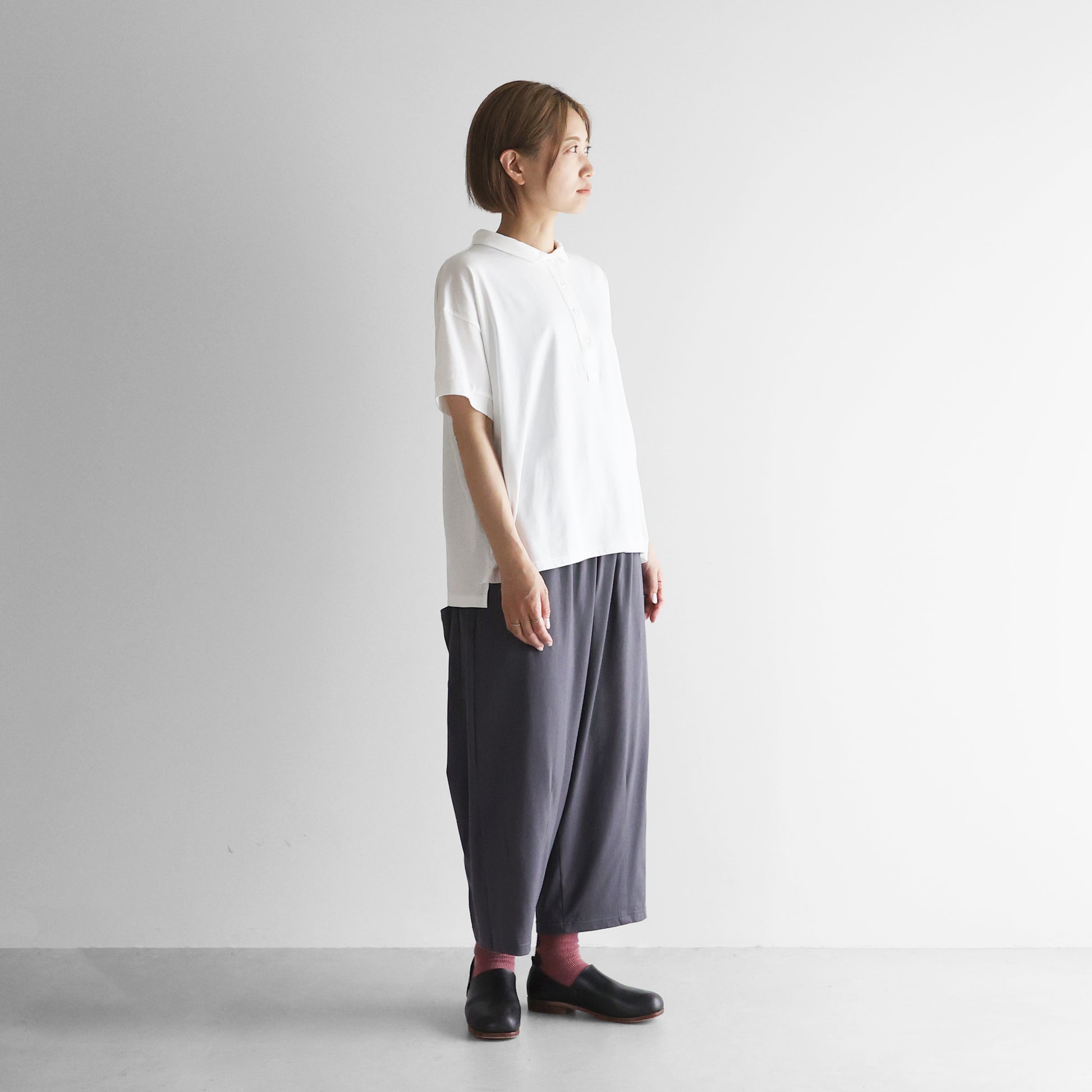 ［HUIS in house］SUVIN COTTONバルーンパンツ【ユニセックス】CS506