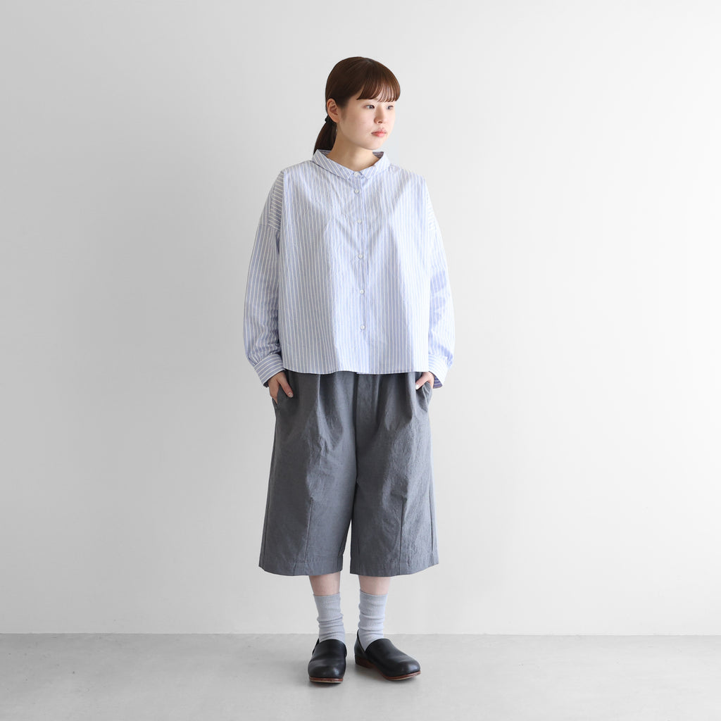 ウォッシャブルウールコットン8分丈パンツ【ユニセックス】503
