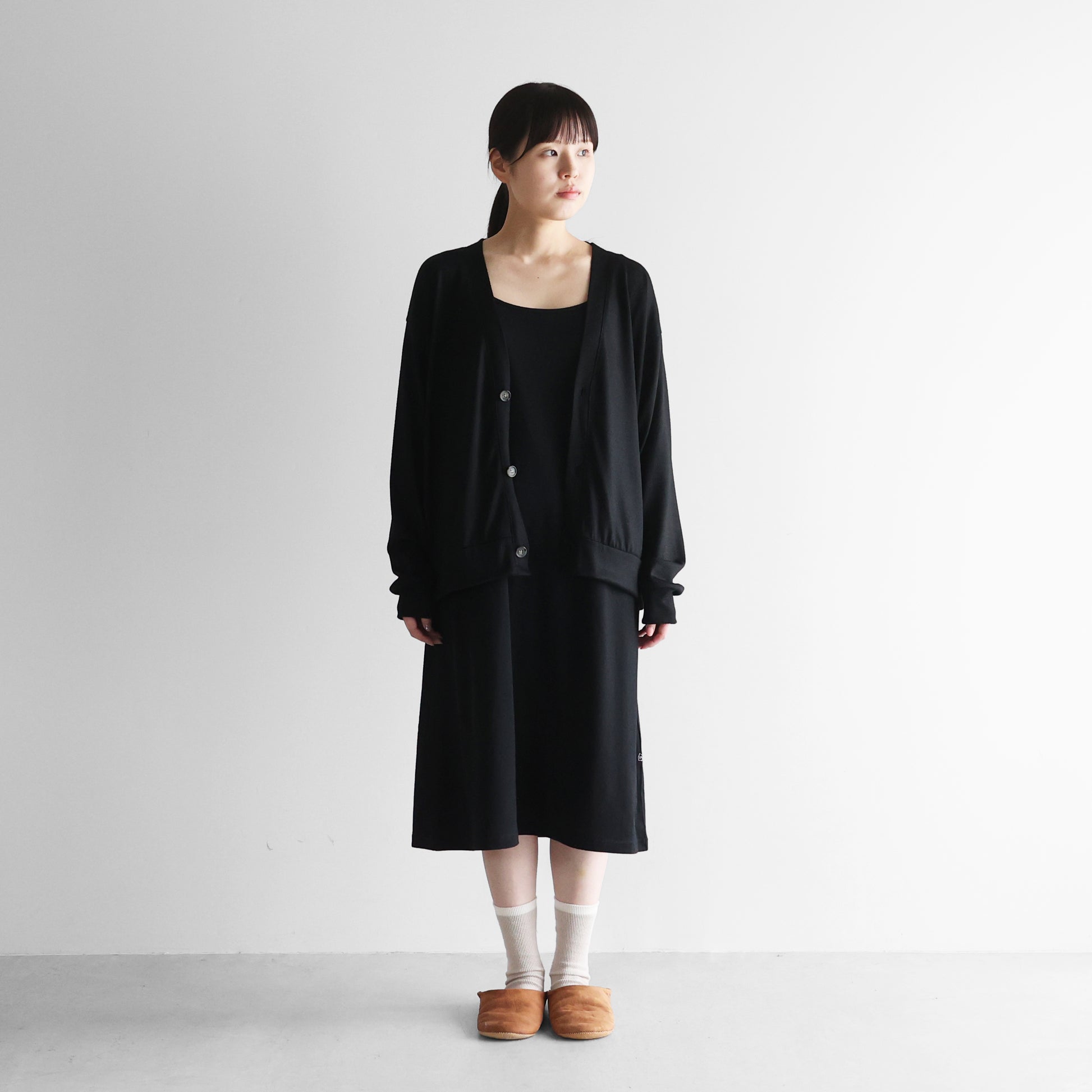 ［HUIS in house］SUVIN COTTONキャミソールワンピース【レディス】CS004