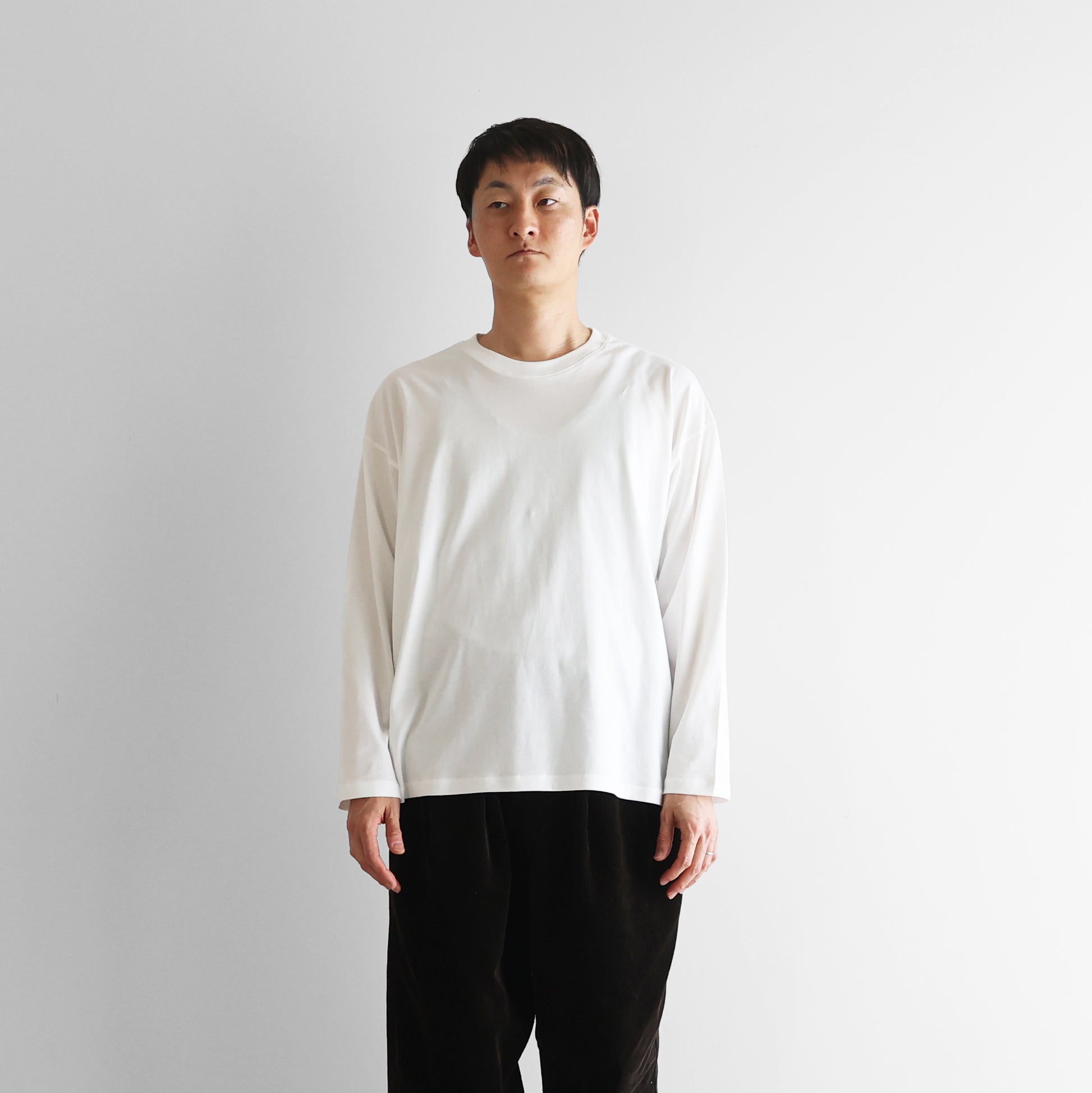 ［HUIS in house］SUVIN COTTONカットソーL【ユニセックス】CS210L