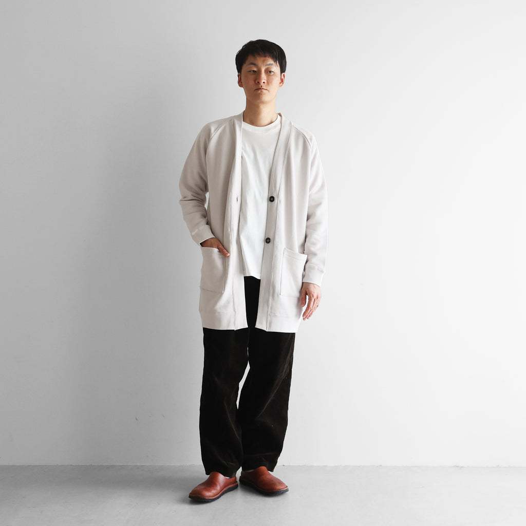 ［HUIS in house］SUVINスウェットロングカーディガン【ユニセックス】SW702