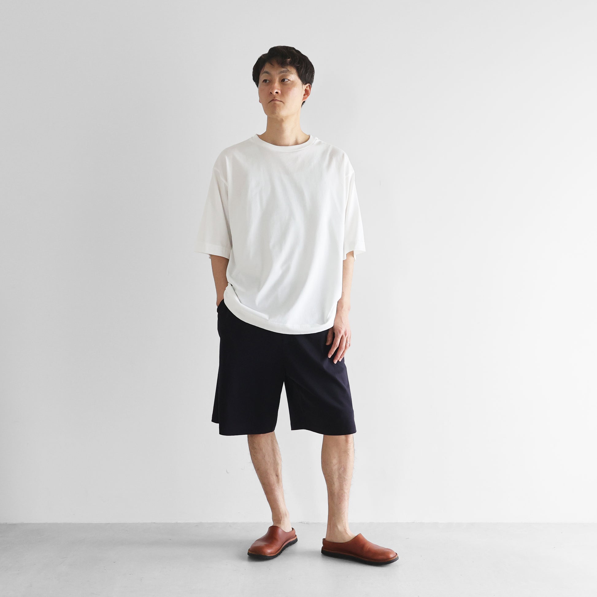 ［HUIS in house］SUVIN COTTONワンマイルパンツ【ユニセックス】CS503