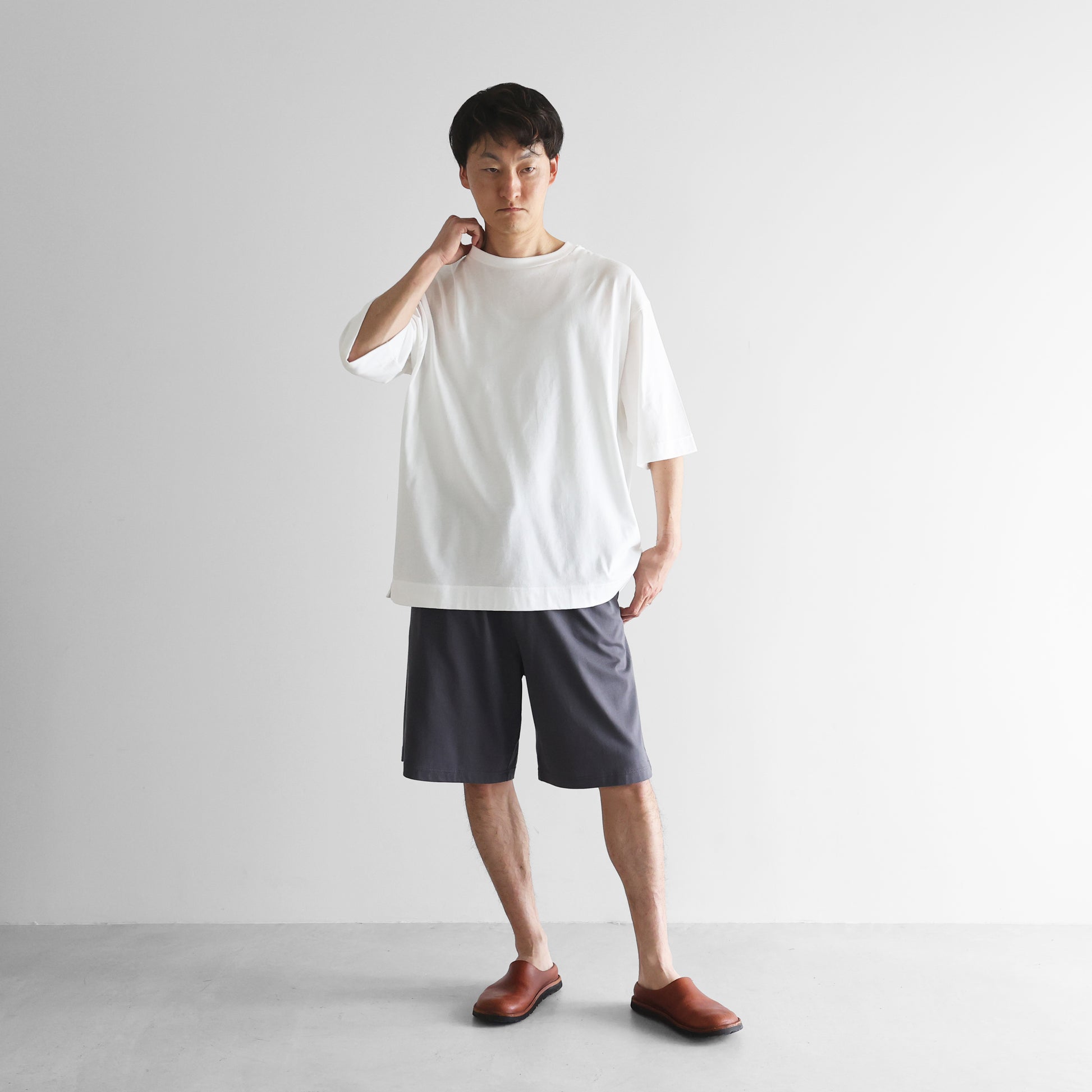 ［HUIS in house］SUVIN COTTONワンマイルパンツ【ユニセックス】CS503