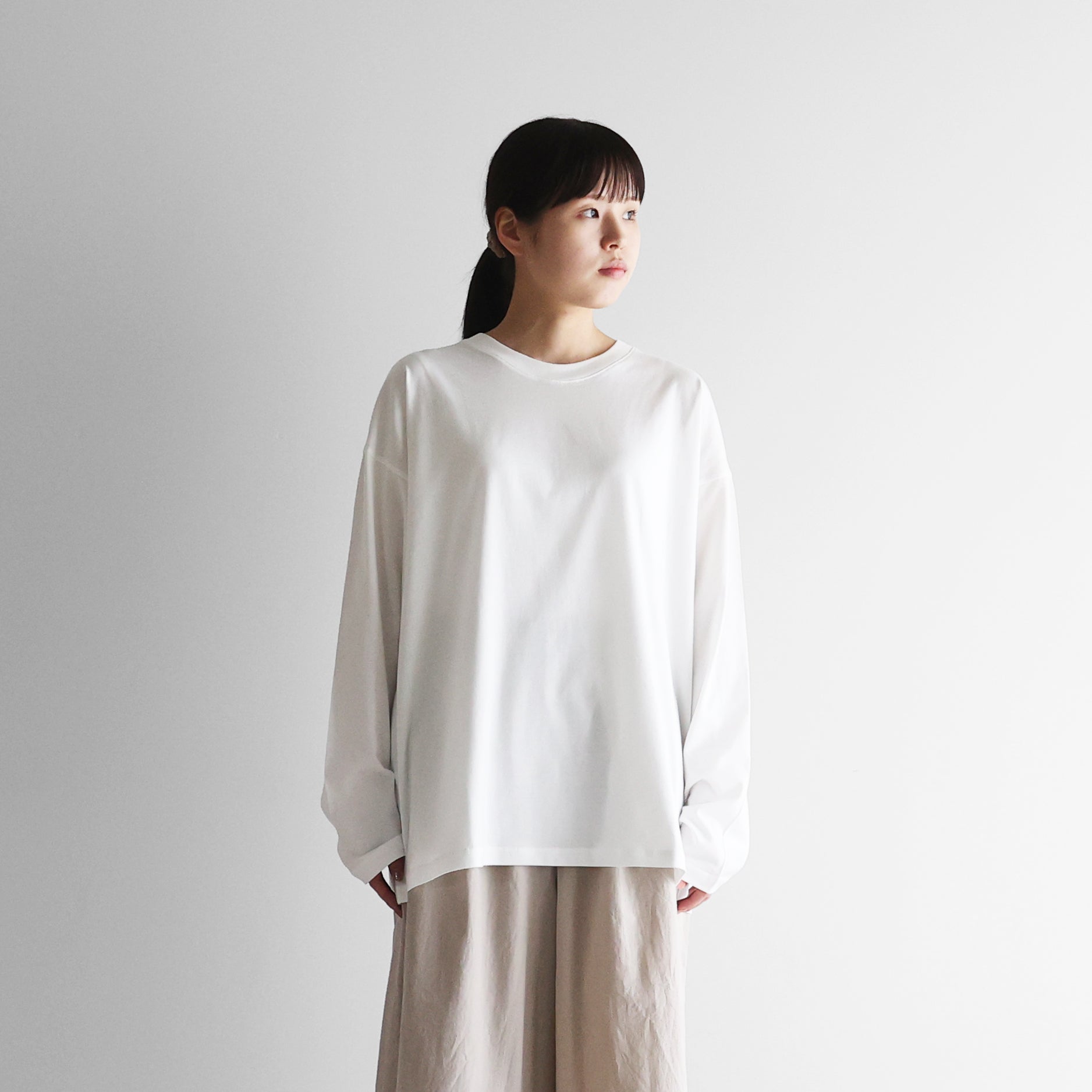 ［HUIS in house］SUVIN COTTONカットソーL【ユニセックス】CS210L