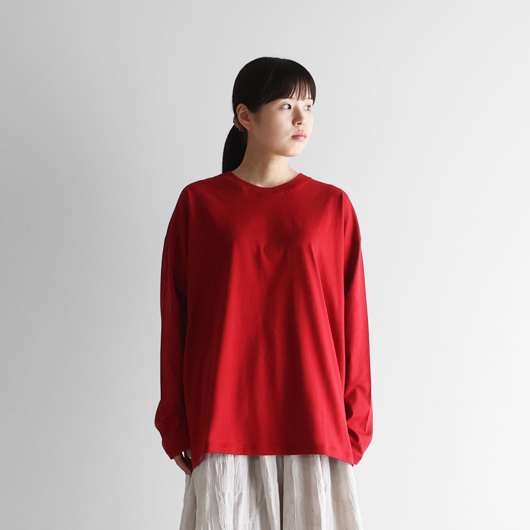 ［HUIS in house］SUVIN COTTONカットソーL【ユニセックス】CS210L