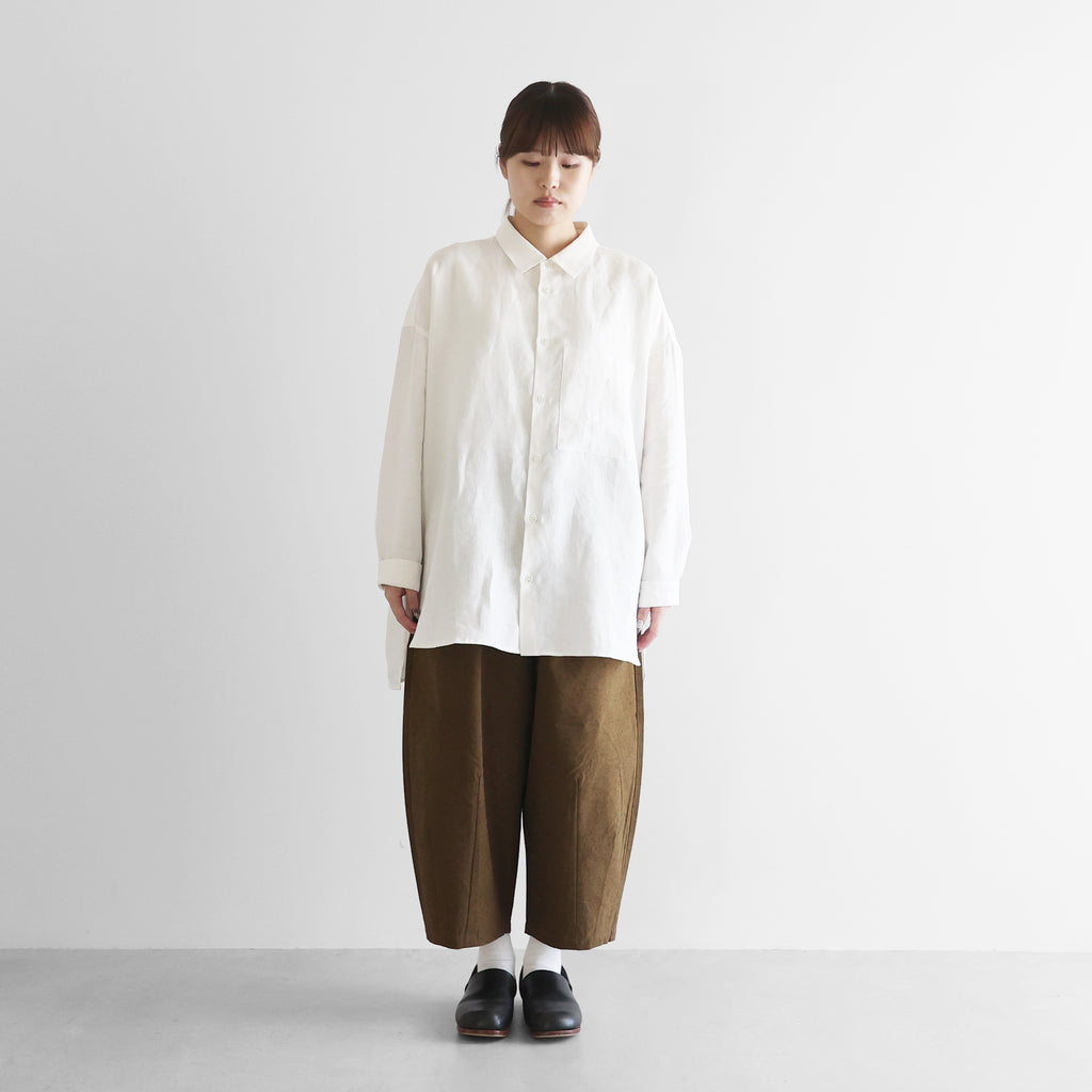 オールドレピアリネンオーバーシャツ【ユニセックス】018