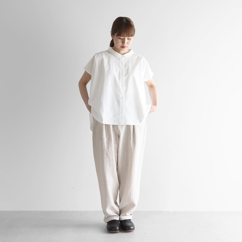 オールドレピア天日干しラミーリネンセミワイドパンツ【ユニセックス】512