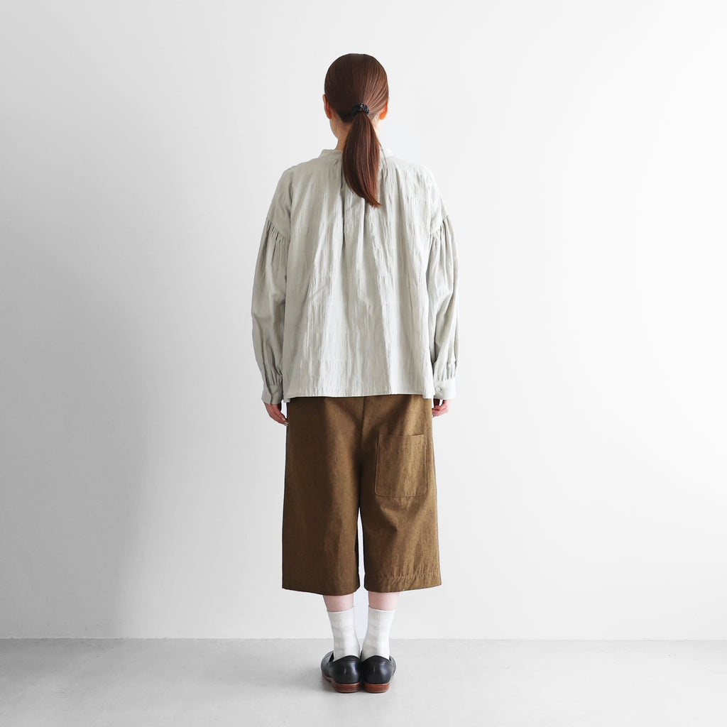ウォッシャブルウールコットン8分丈パンツ【ユニセックス】503