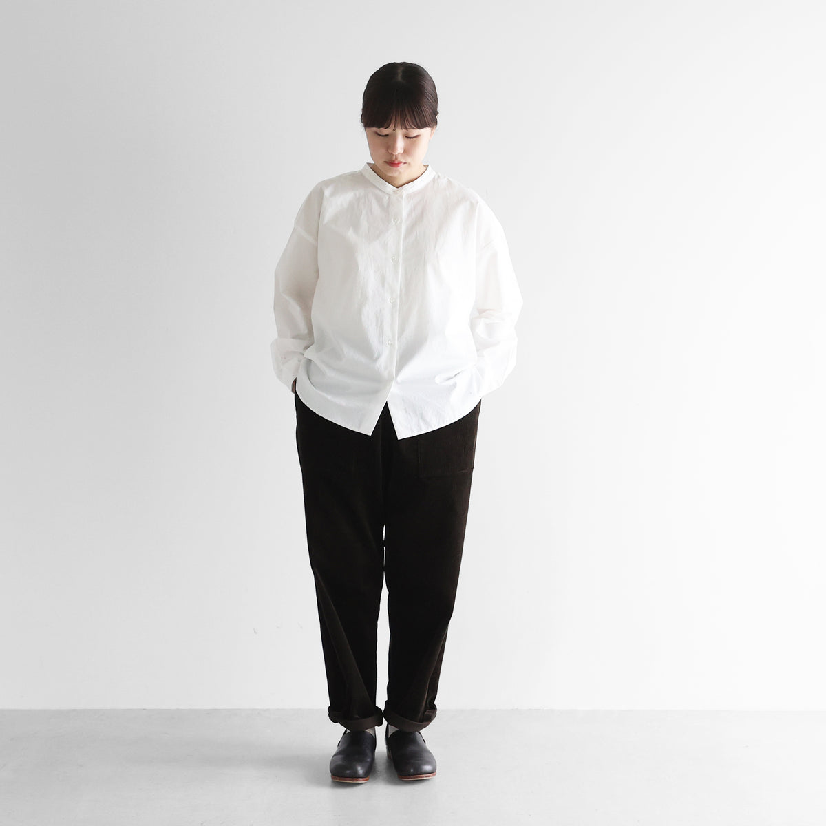 綿麻コーデュロイイージーワークパンツ【ユニセックス】507