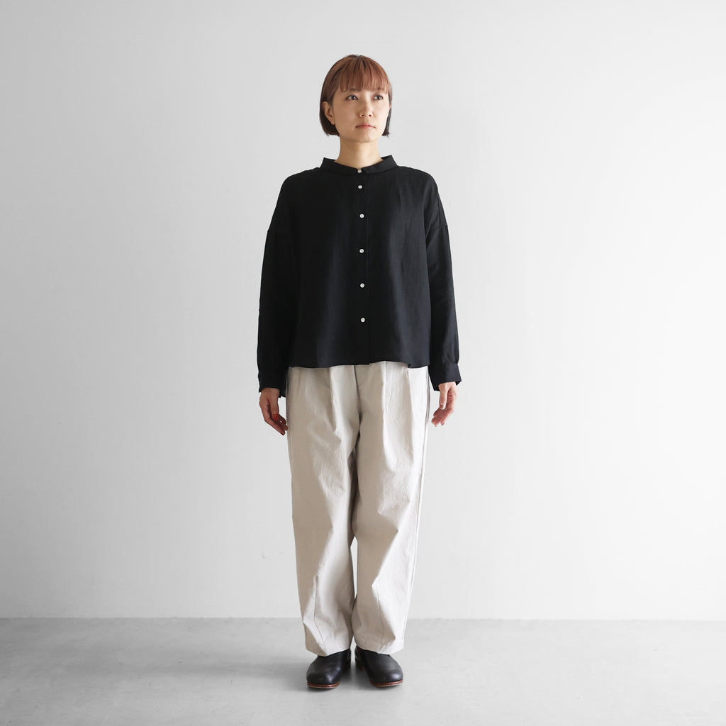 シャトルリネンワイドブラウス【レディス】U102
