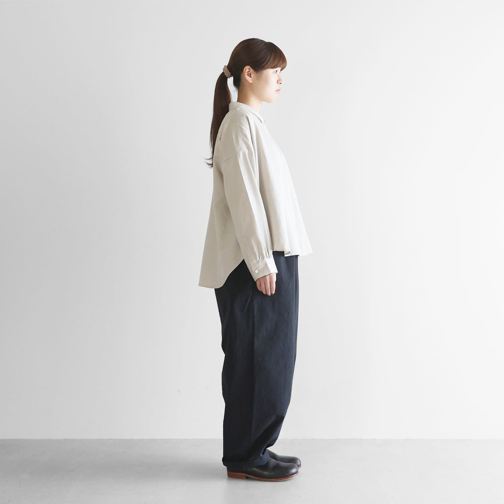 ウォッシャブルウールコットンバルーンパンツロング【ユニセックス】506L