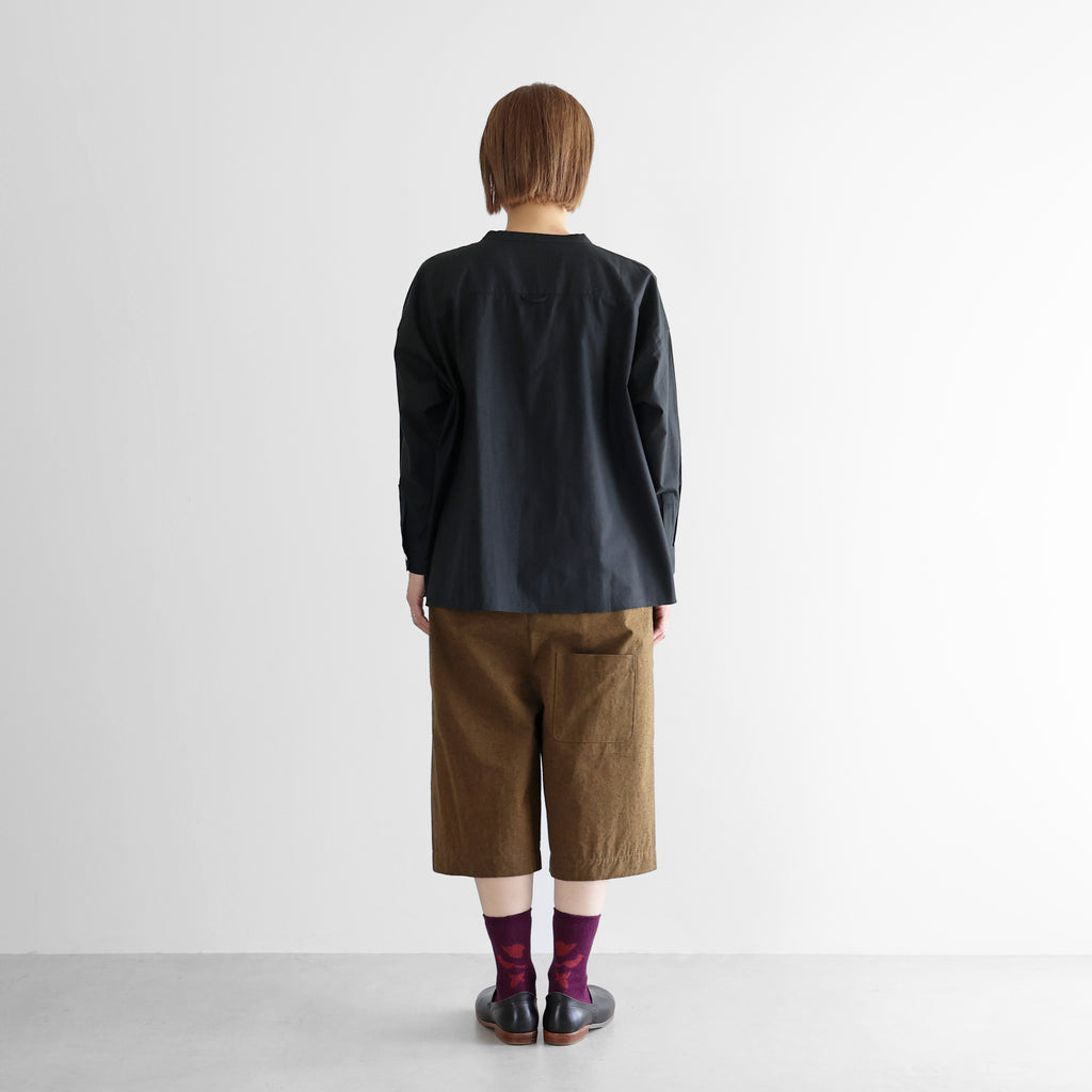 ウォッシャブルウールコットン8分丈パンツ【ユニセックス】503