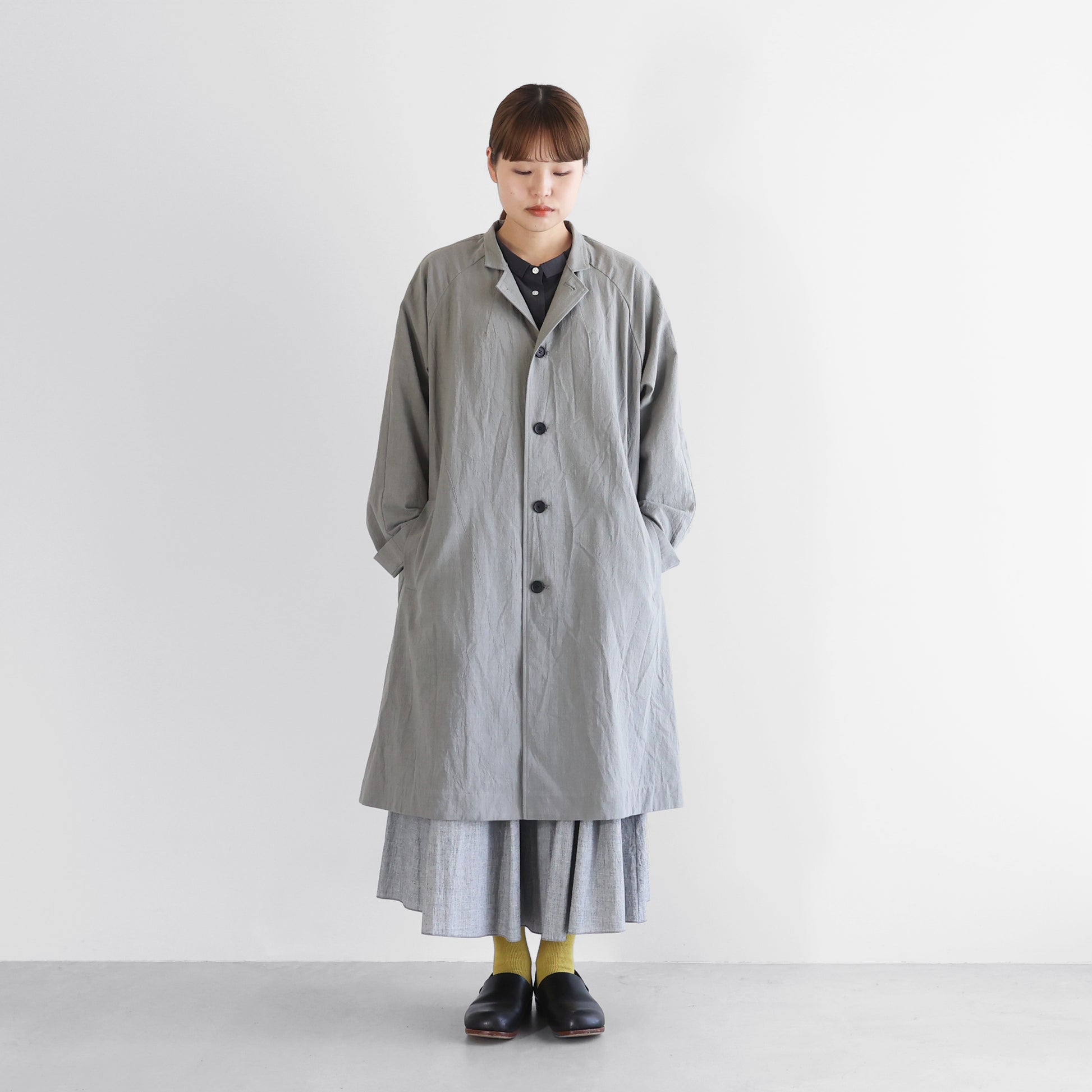 やわらかシーチングコットンアトリエコート【ユニセックス】306