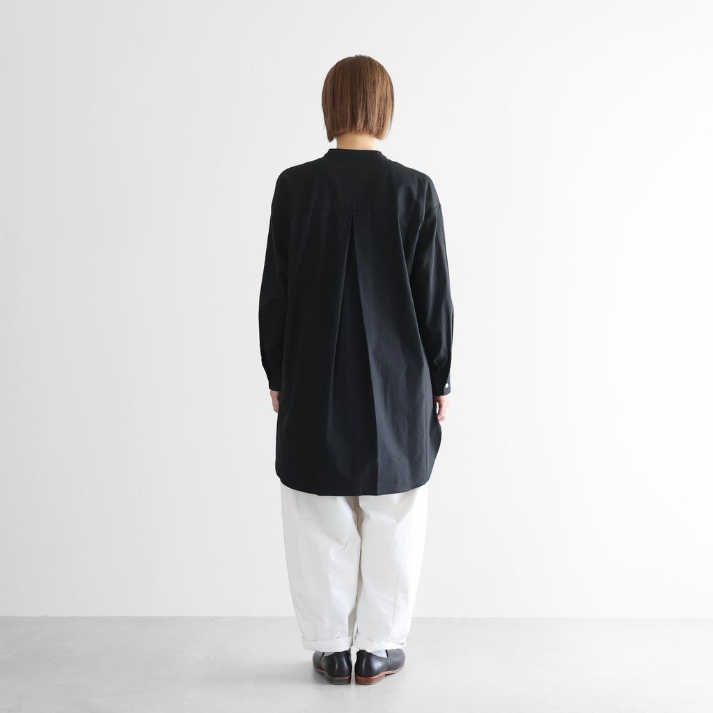 オーガニックコットンビエラ比翼ロングシャツ【レディス】021