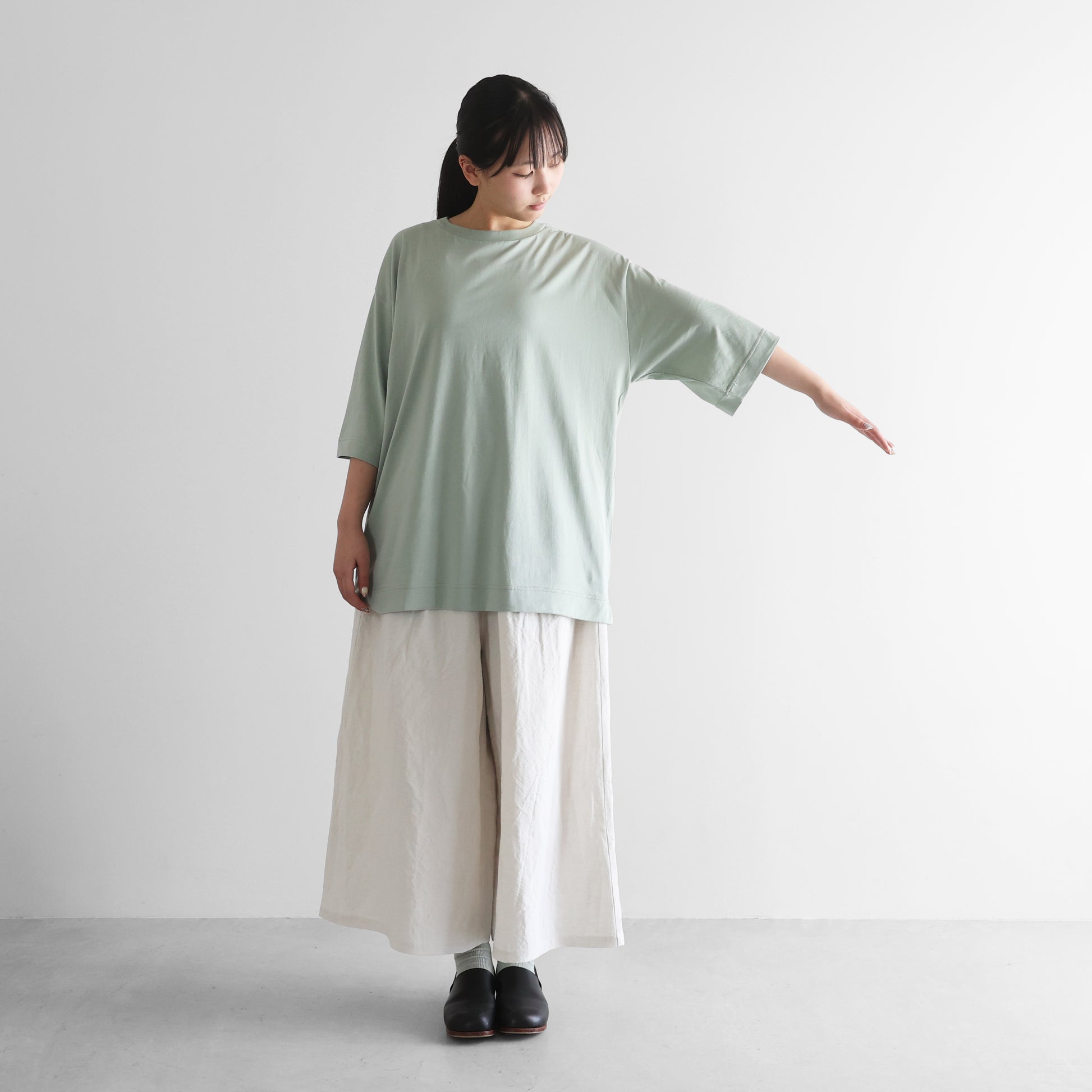 ［HUIS in house］SUVIN COTTONスタンダードTシャツ【ユニセックス】CS110