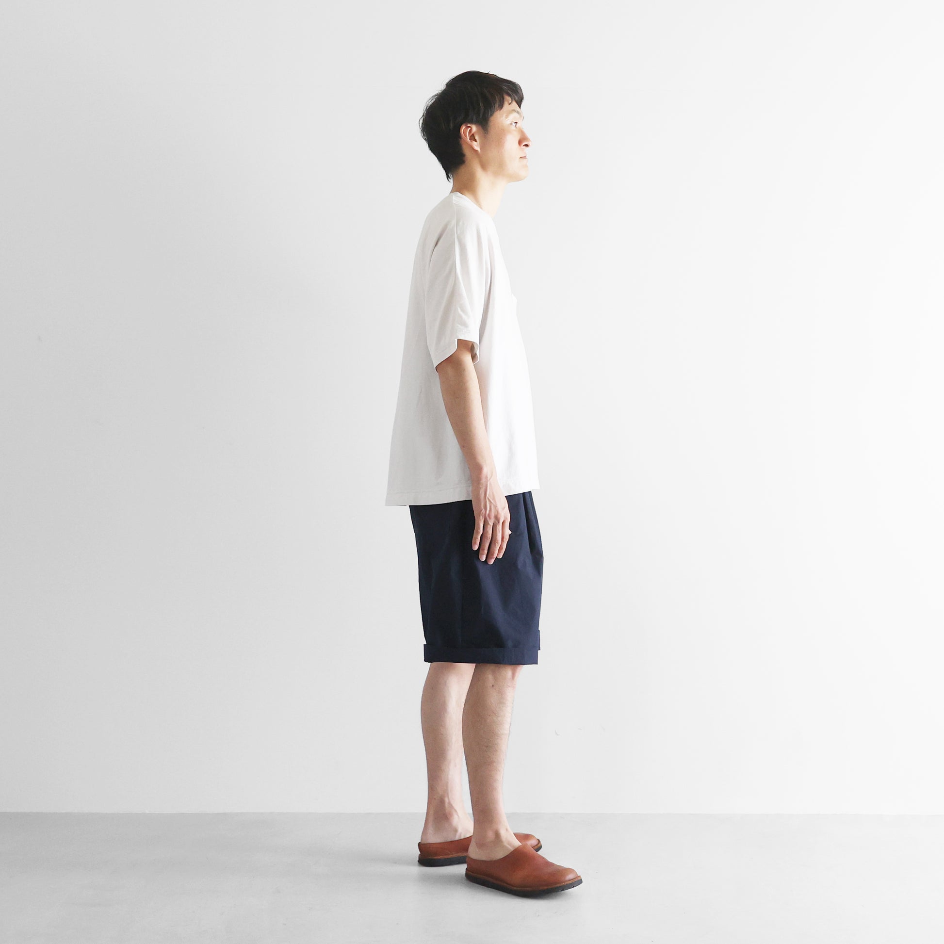 ばちばちタイプライタークロスワイドハーフパンツ【ユニセックス】514