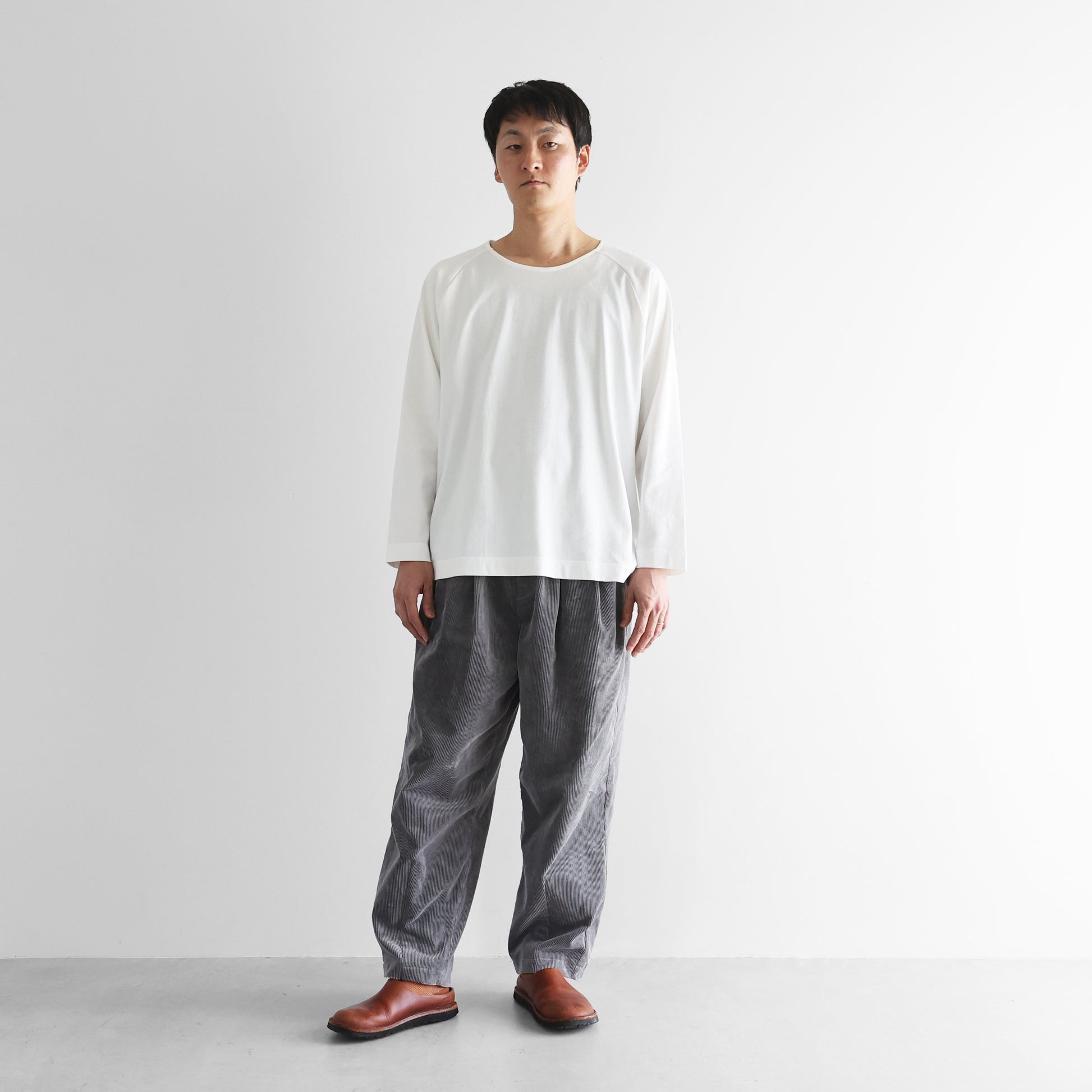 HUIS×yohaku吊り編みニットカットソー【ユニセックス】HY603