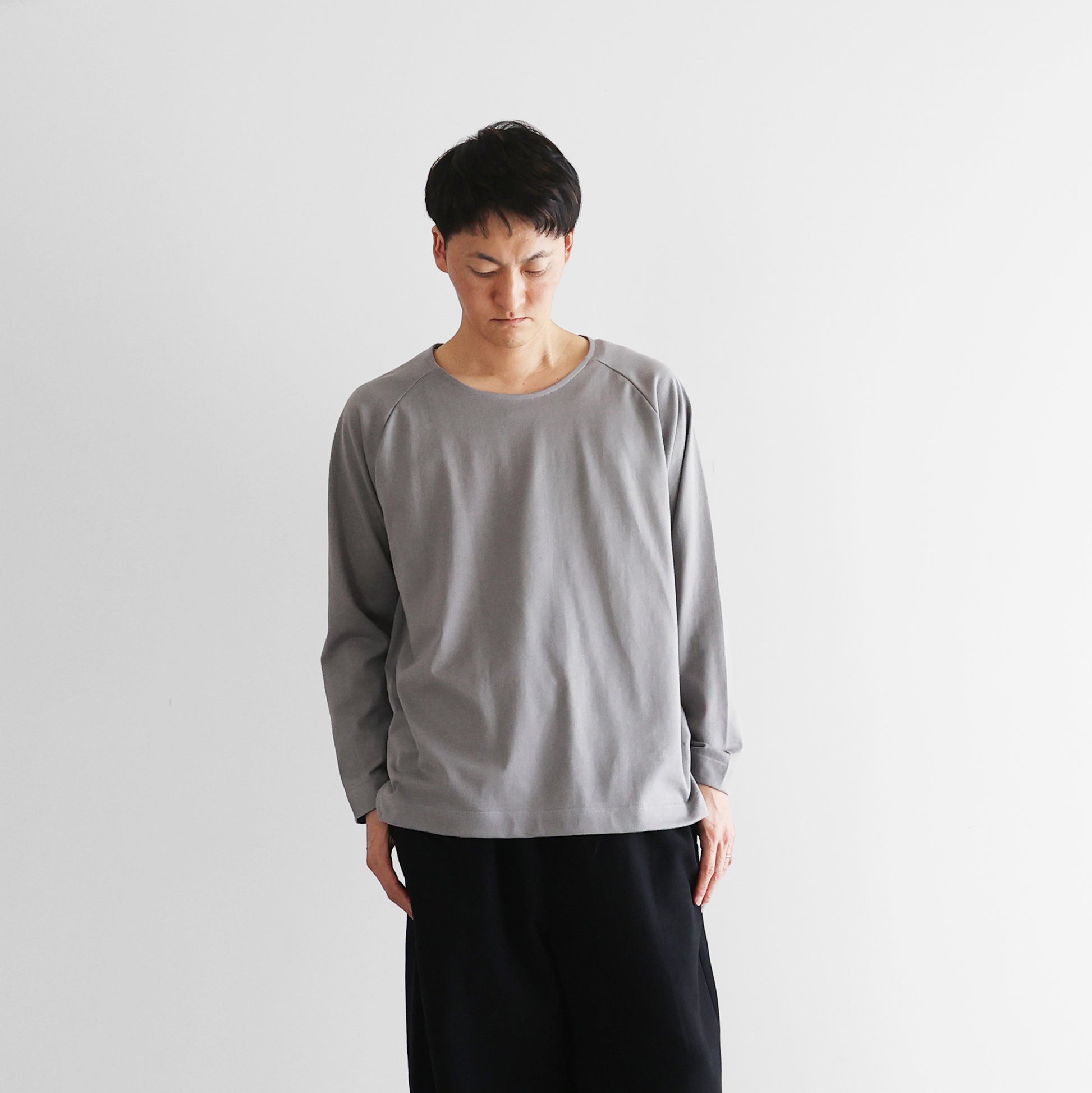 HUIS×yohaku吊り編みニットカットソー【ユニセックス】HY603