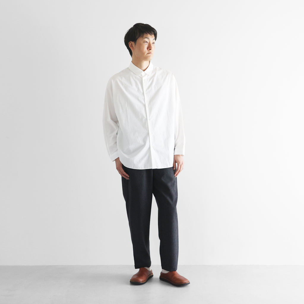 “HUIS×尾州”ウールトロイージープレーンパンツ【ユニセックス】510