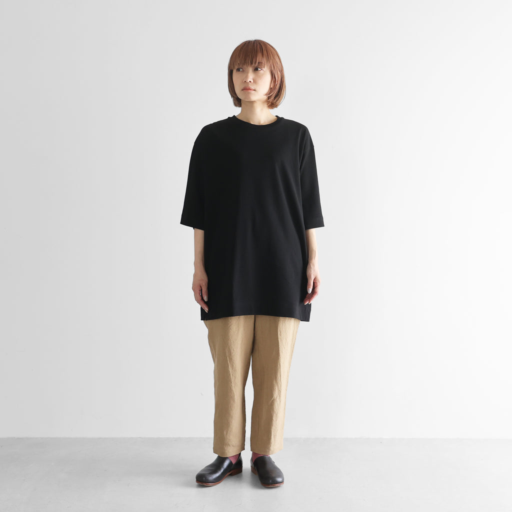 ［HUIS in house］綿麻天竺スタンダードTシャツL【ユニセックス】CS110L