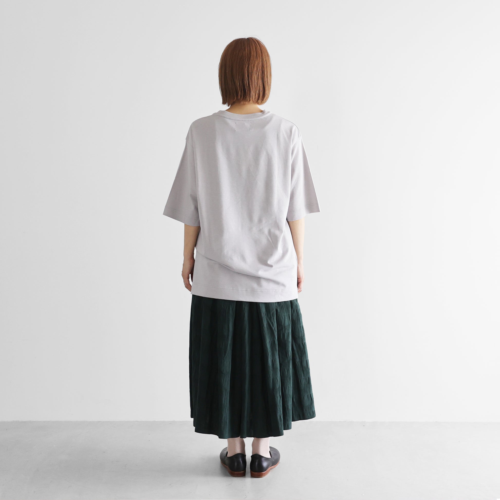 ［HUIS in house］綿麻天竺スタンダードTシャツ【ユニセックス】CS110