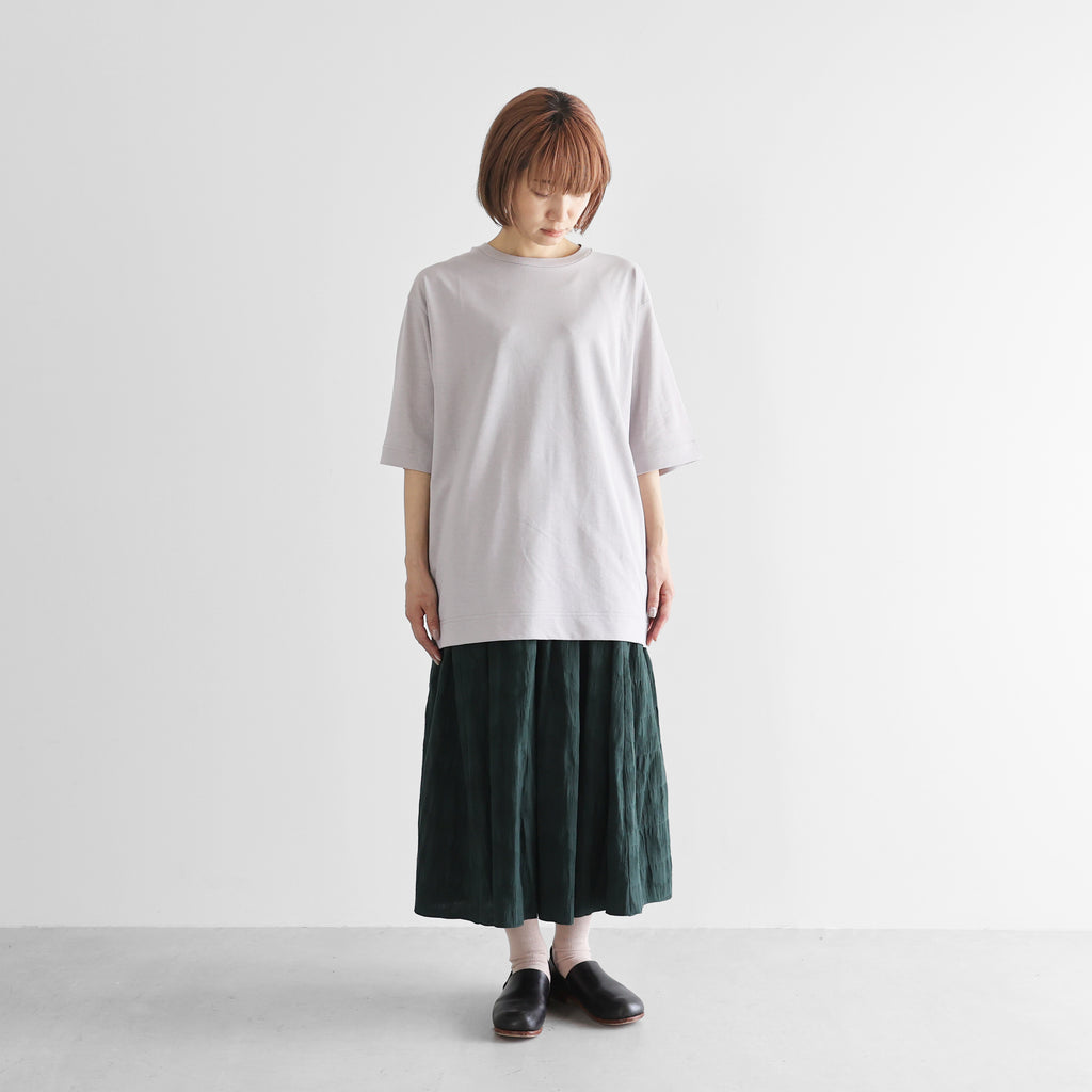 ［HUIS in house］綿麻天竺スタンダードTシャツ【ユニセックス】CS110